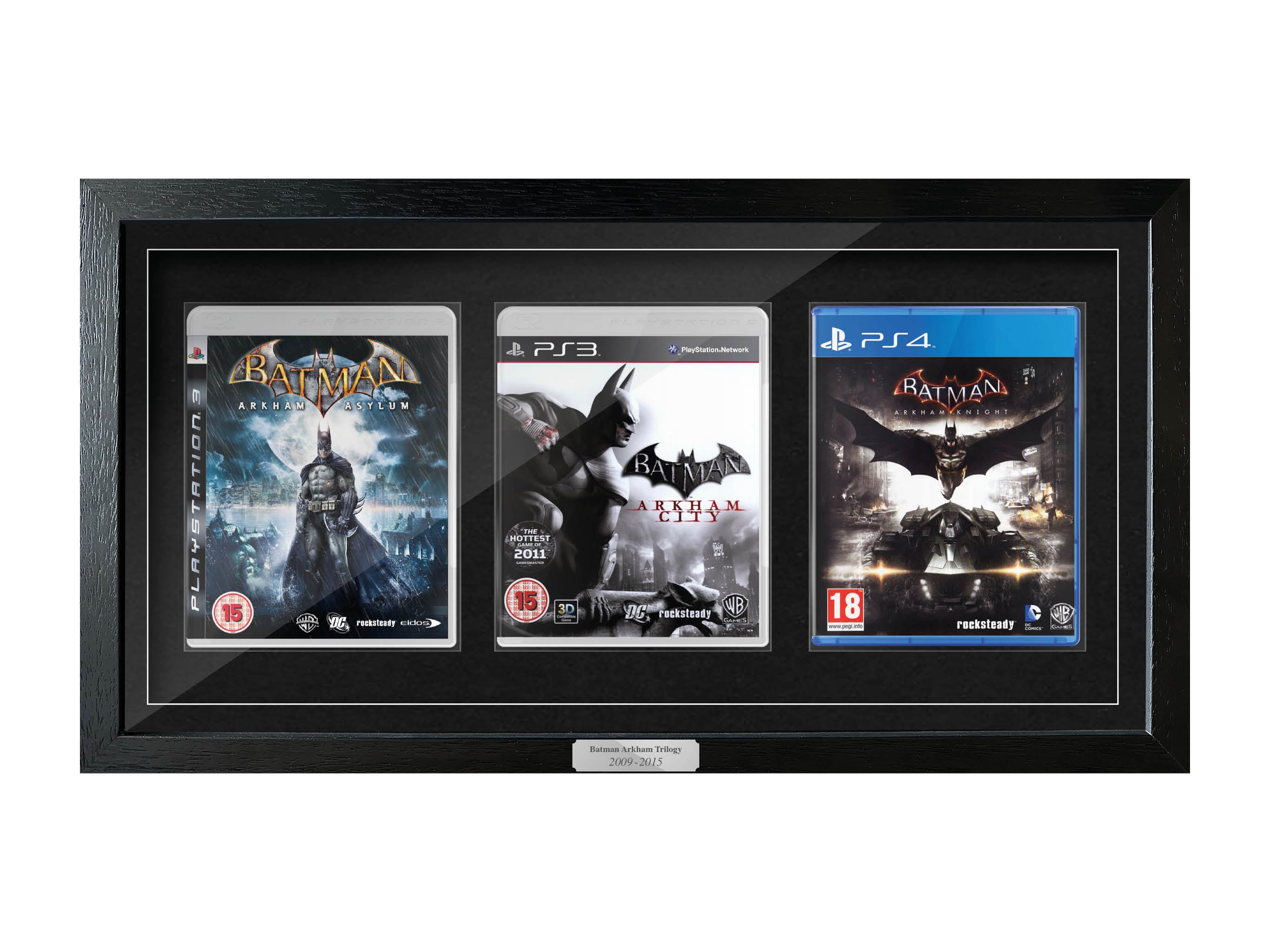 The Batman Arkham Trilogy (PS3/PS4) Exhibition Range Framed Games
