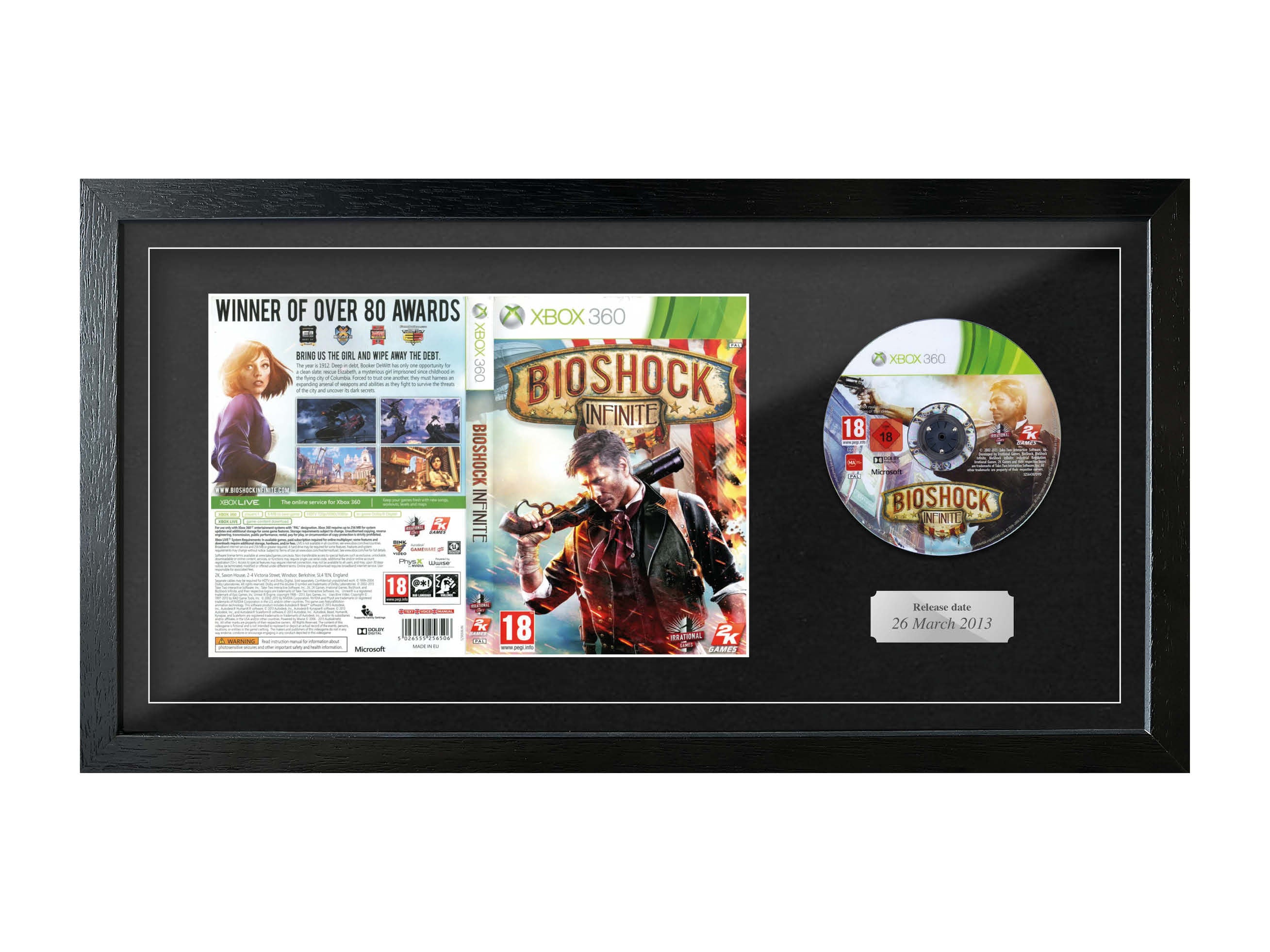 Bioshock Infinite (Xbox 360) Full Sleeve Range Framed Game