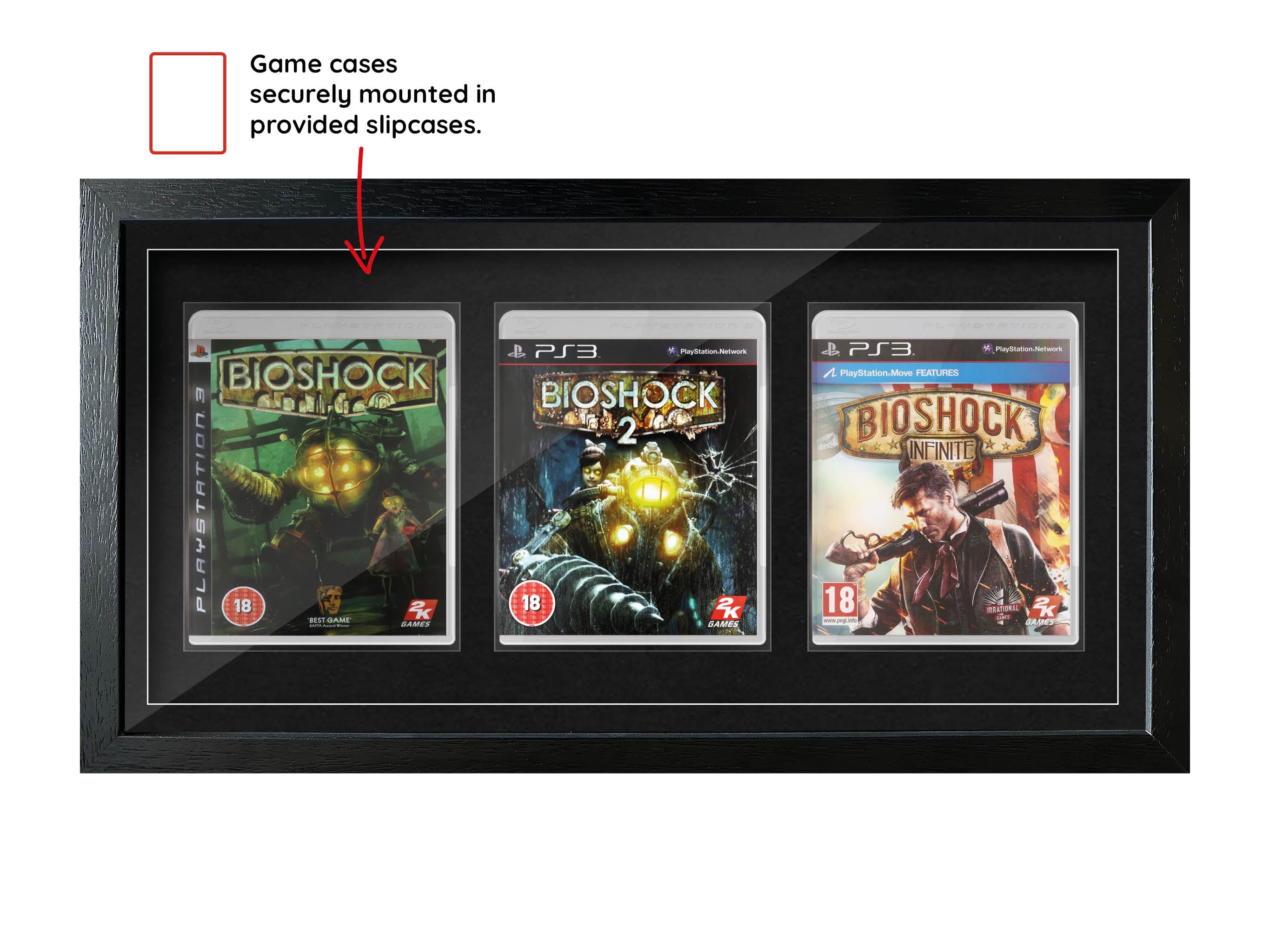 The Bioshock Trilogy (PS3) Exhibition Range Framed Games