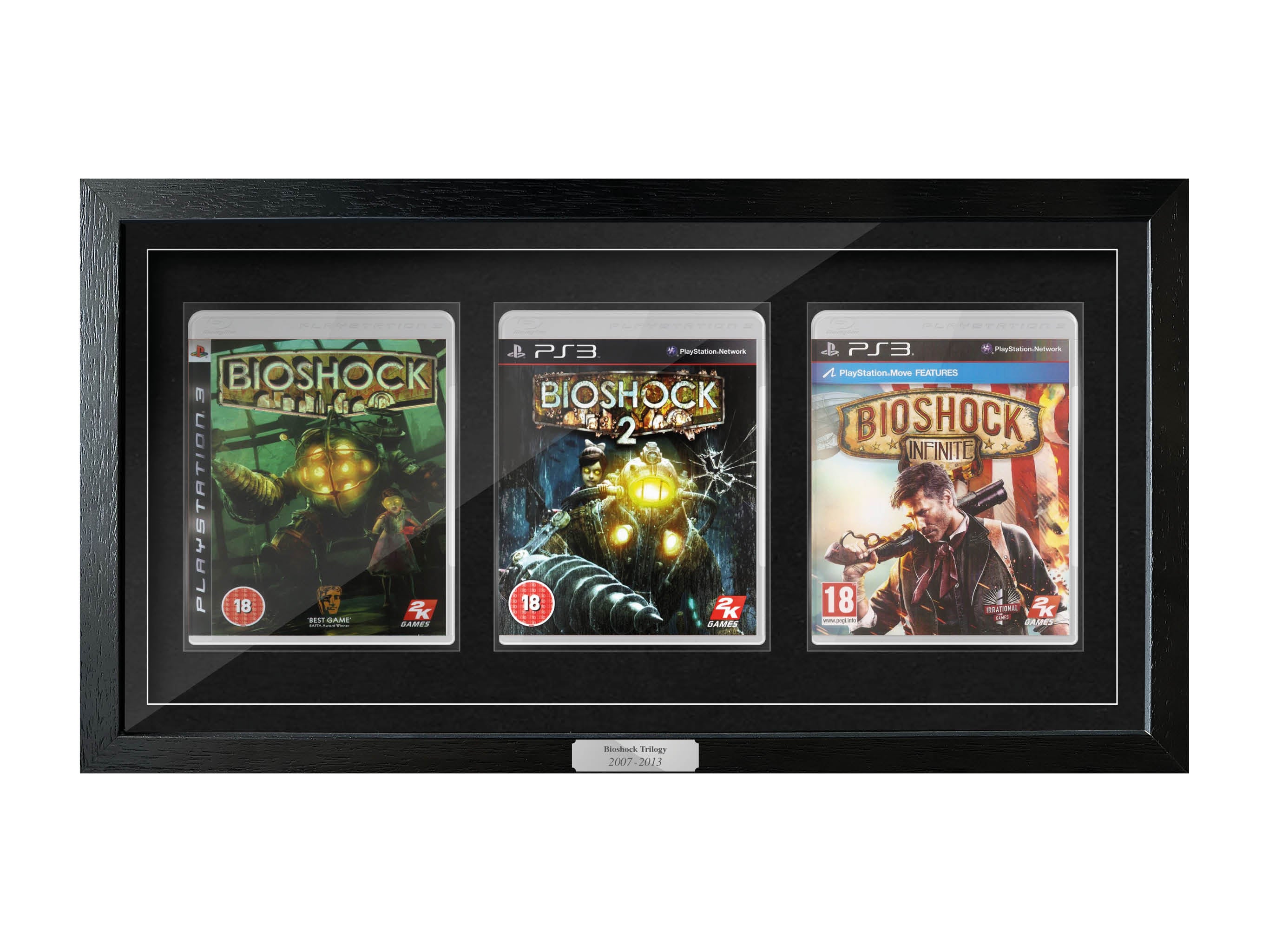 The Bioshock Trilogy (PS3) Exhibition Range Framed Games