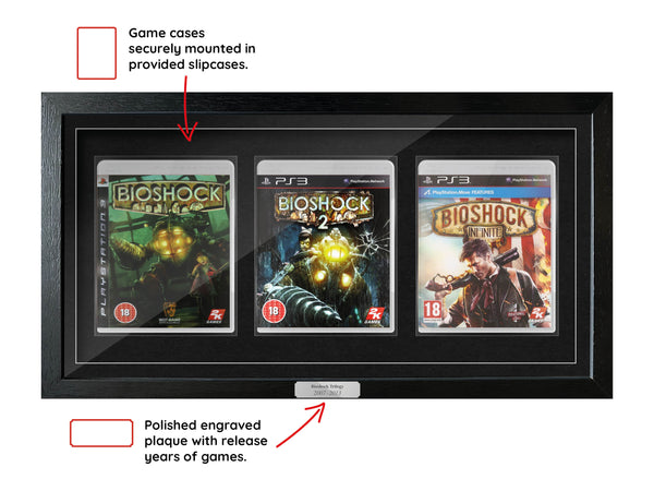 The Bioshock Trilogy (PS3) Exhibition Range Framed Games