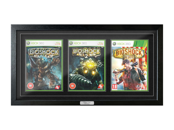 Bioshock (Xbox 360) Trilogy Case Range Framed Games