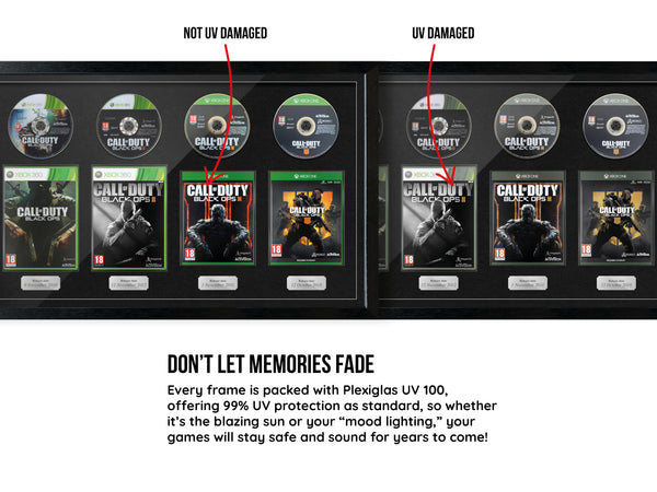 The Call of Duty: Black Ops (Xbox) Quadrilogy Exhibition Range Framed Games