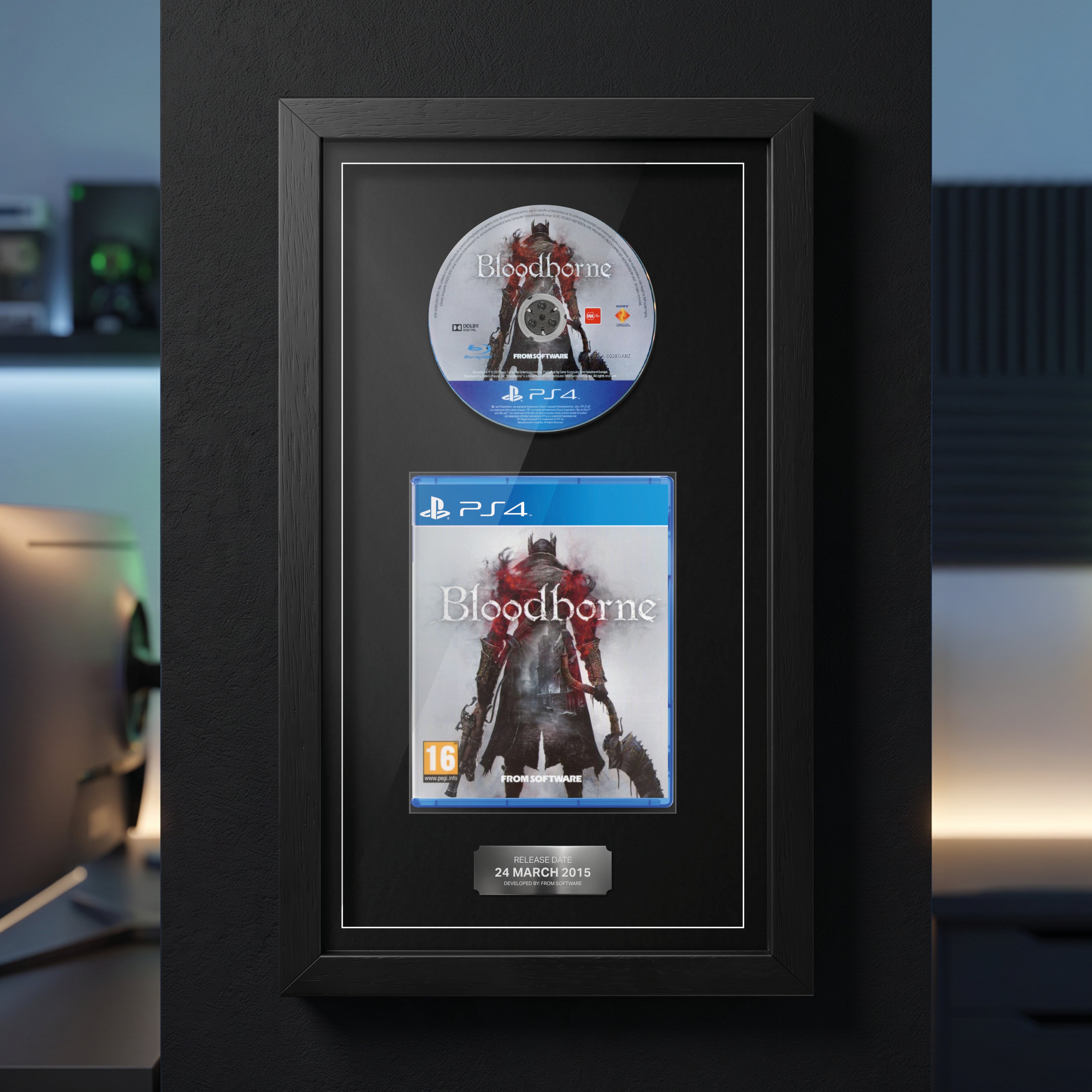 Bloodborne (PS4) Exhibition Range Framed Game