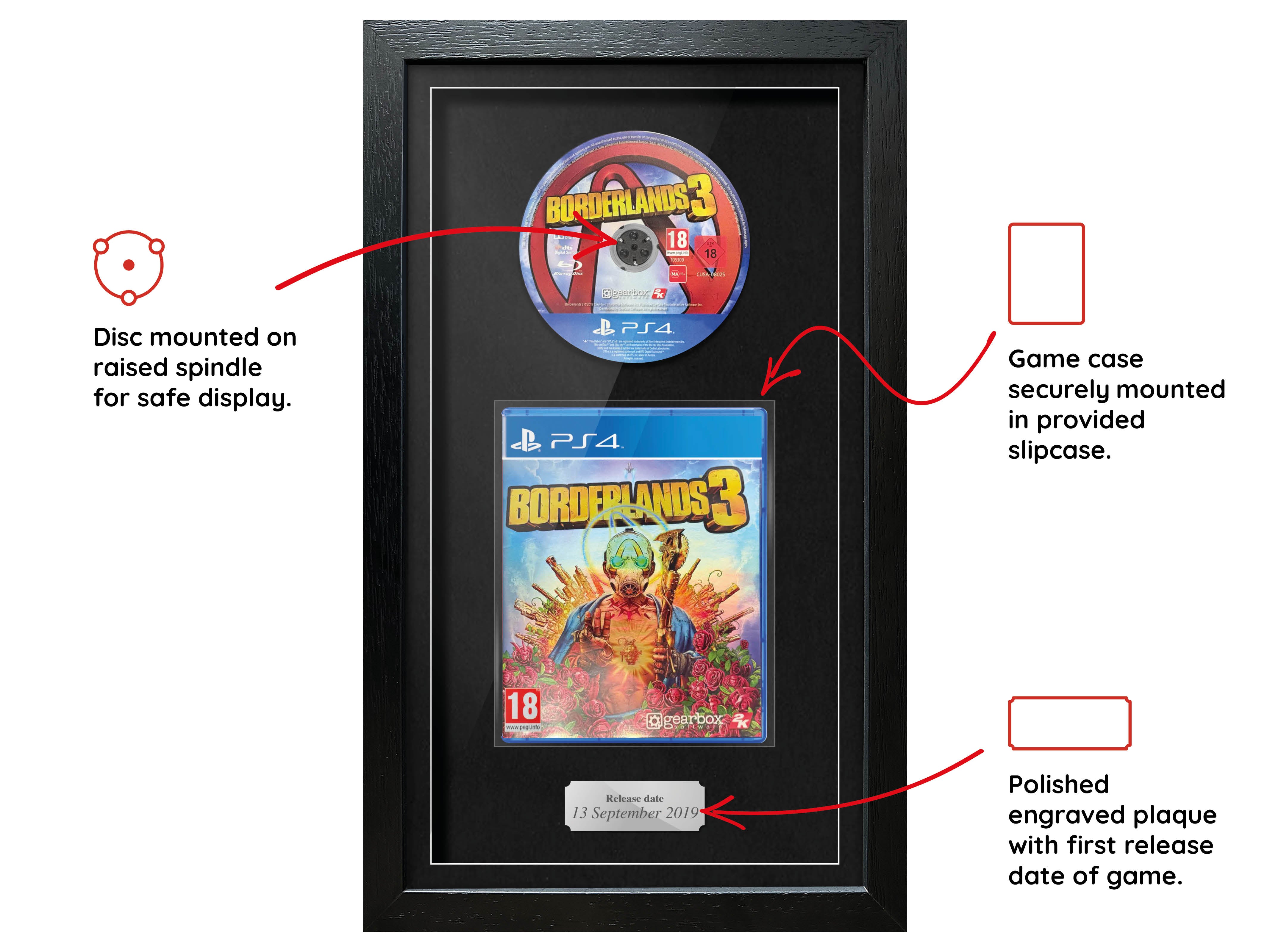 Borderlands 3 (PS4) Exhibition Range Framed Game