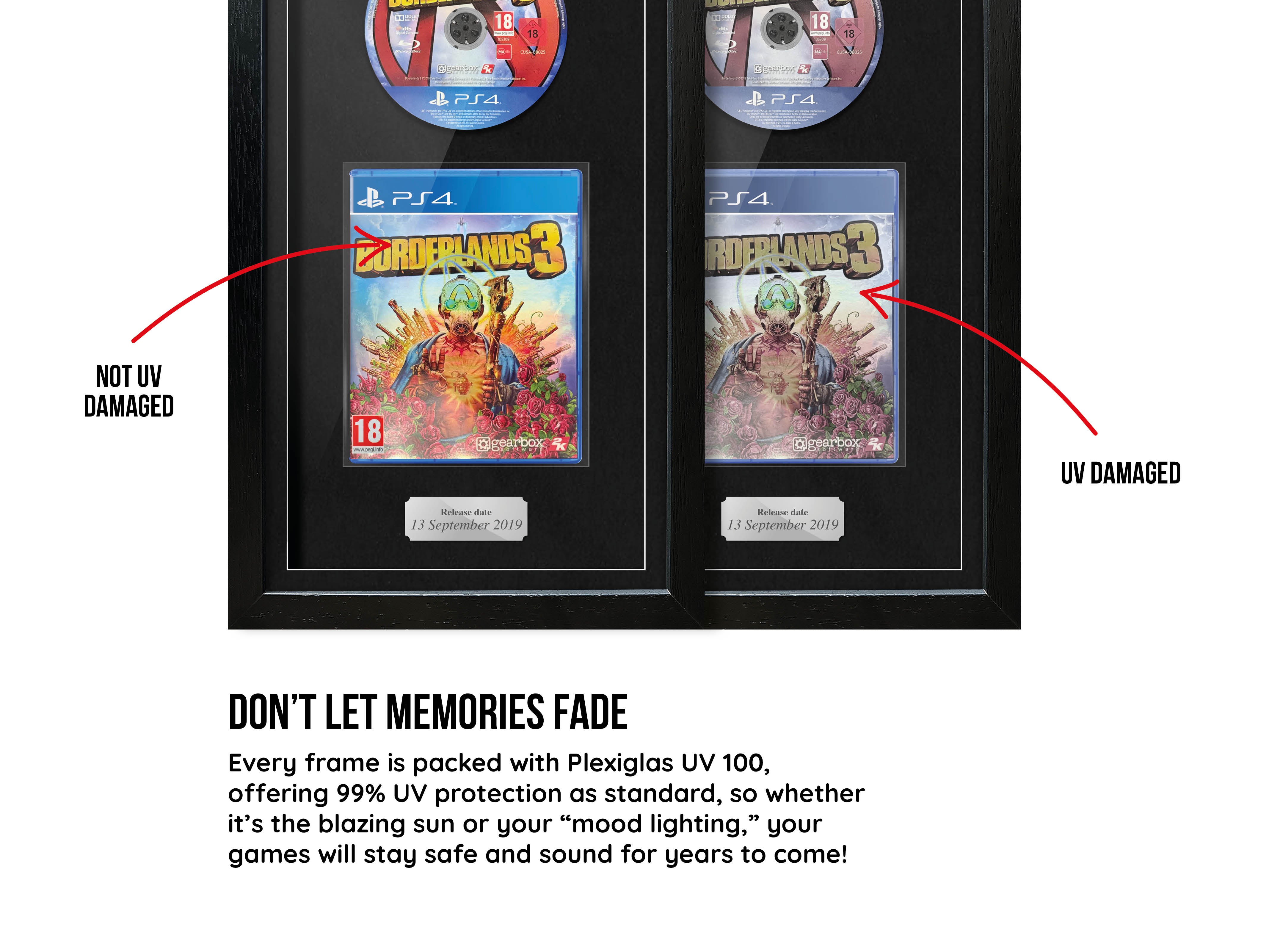 Borderlands 3 (PS4) Exhibition Range Framed Game