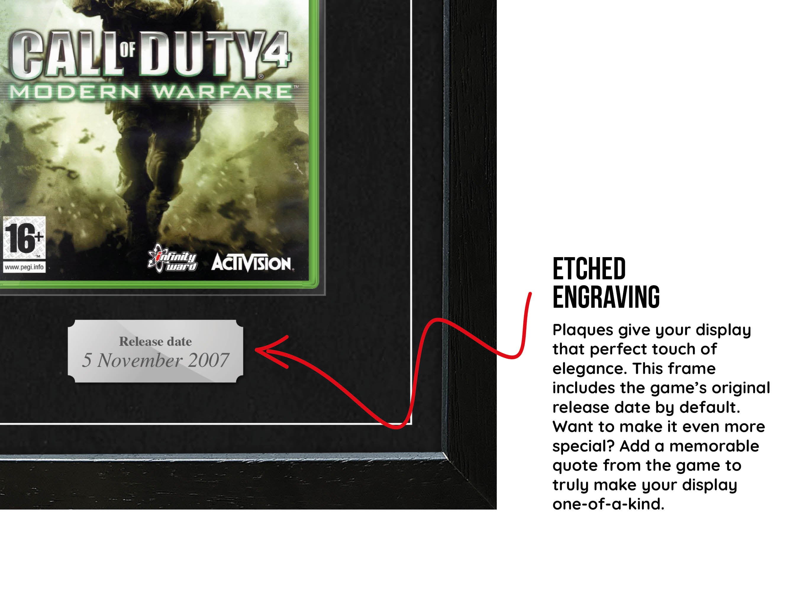 Call of Duty 4: Modern Warfare (Xbox 360) Exhibition Range Framed Game