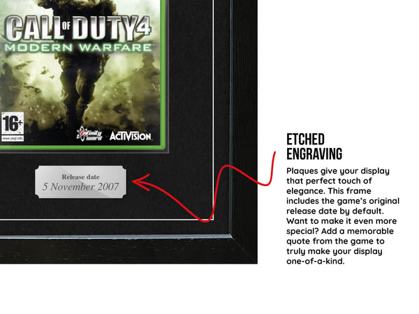 Call of Duty 4: Modern Warfare (Xbox 360) Exhibition Range Framed Game