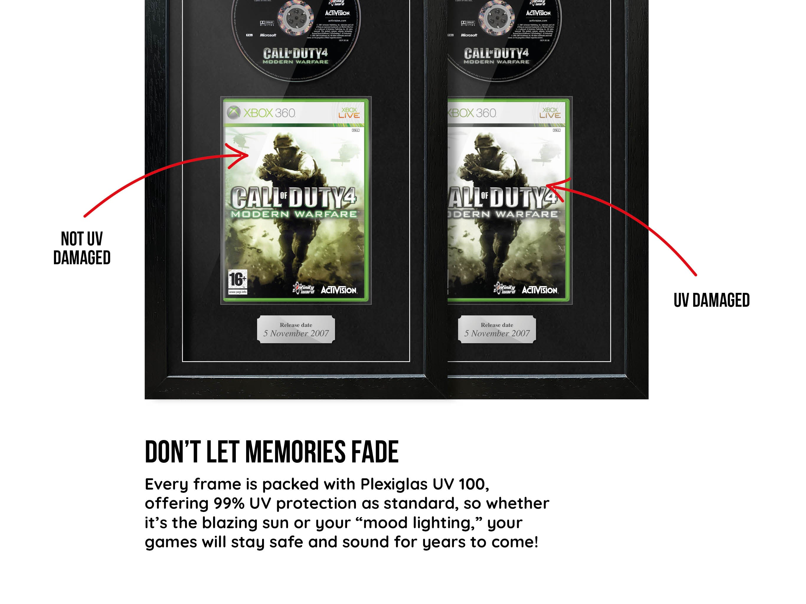 Call of Duty 4: Modern Warfare (Xbox 360) Exhibition Range Framed Game
