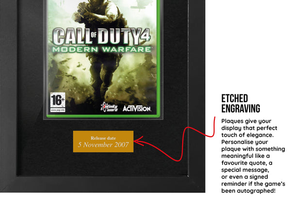 Call of Duty 4: Modern Warfare (Xbox 360) Framed Game