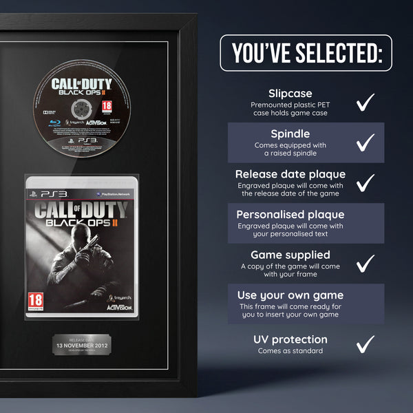 Call of Duty: Black Ops II (PS3) Exhibition Range Framed Game