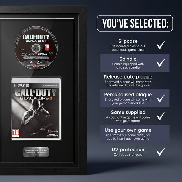 Call of Duty: Black Ops II (PS3) Exhibition Range Framed Game