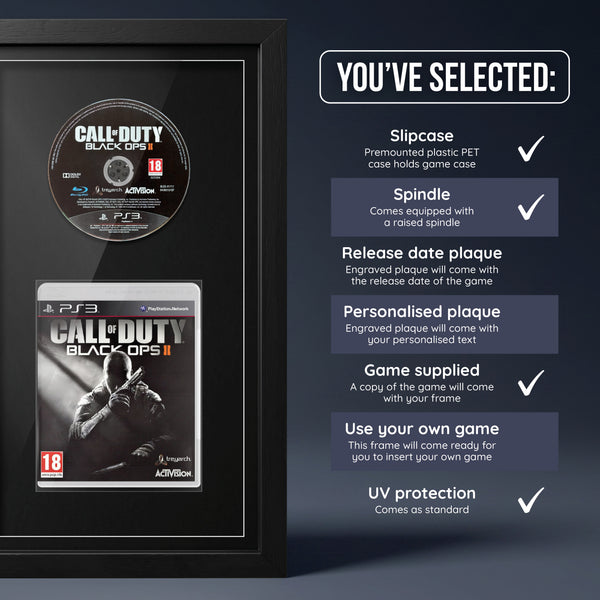 Call of Duty: Black Ops II (PS3) Exhibition Range Framed Game