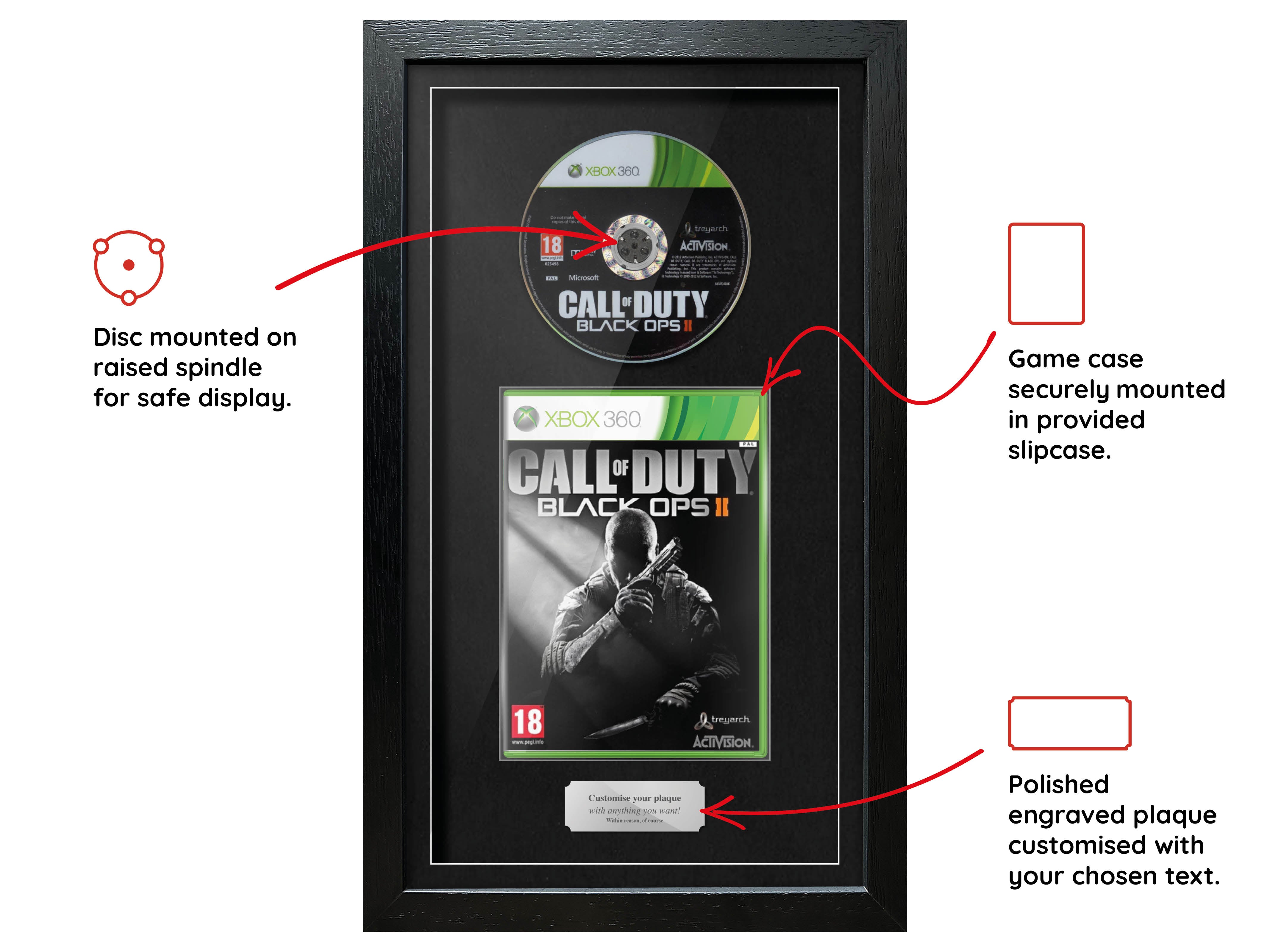 Call of Duty: Black Ops II (Xbox 360) Exhibition Range Framed Game