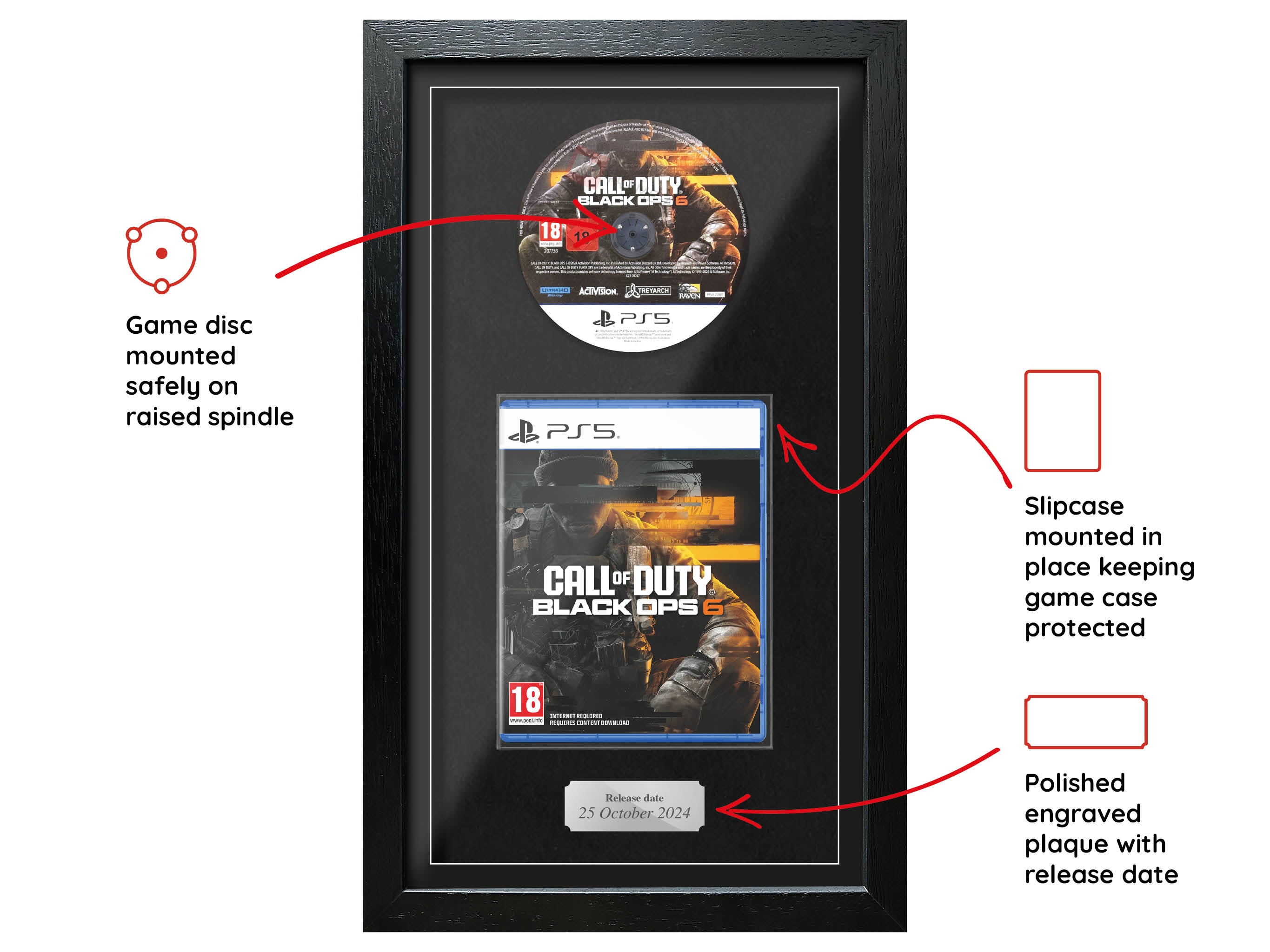 Call of Duty: Black Ops 6 (PS5) Exhibition Range Framed Game