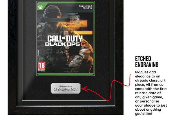 Call of Duty: Black Ops 6 (Xbox Series) Exhibition Range Framed Game