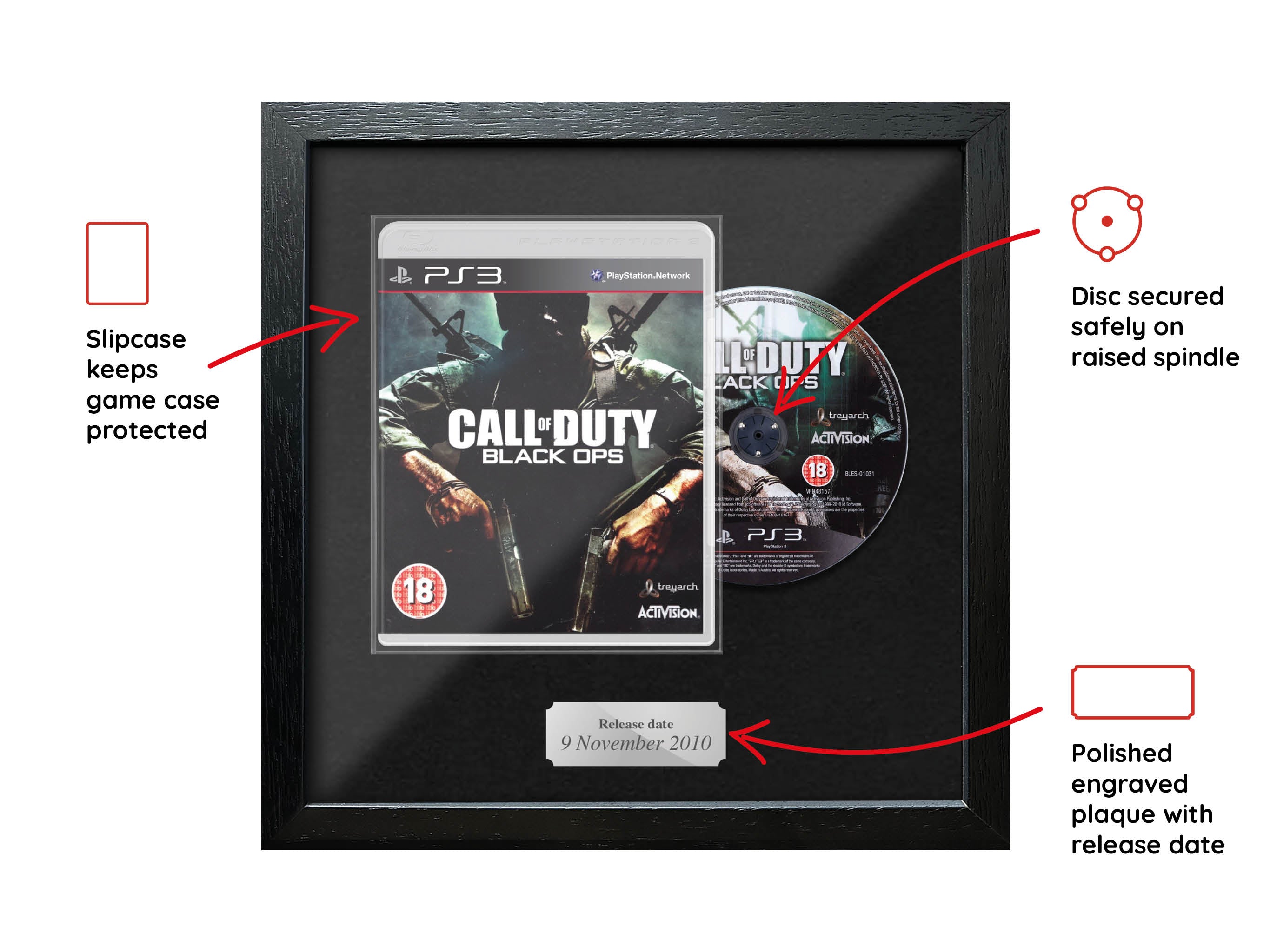 Call of Duty: Black Ops (PS3) New Combined Range Framed Game - i72