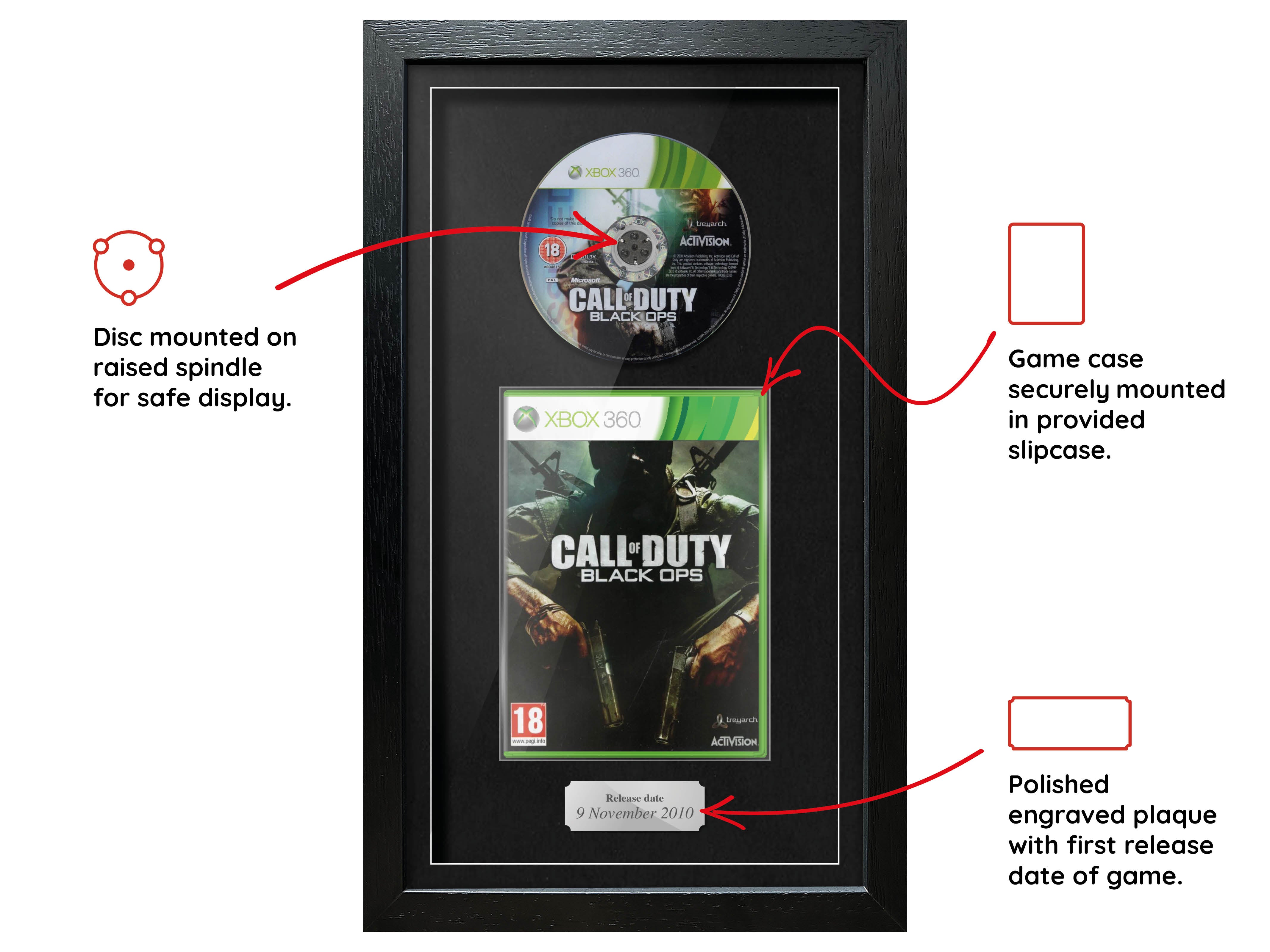 Call of Duty: Black Ops (Xbox 360) Exhibition Range Framed Game