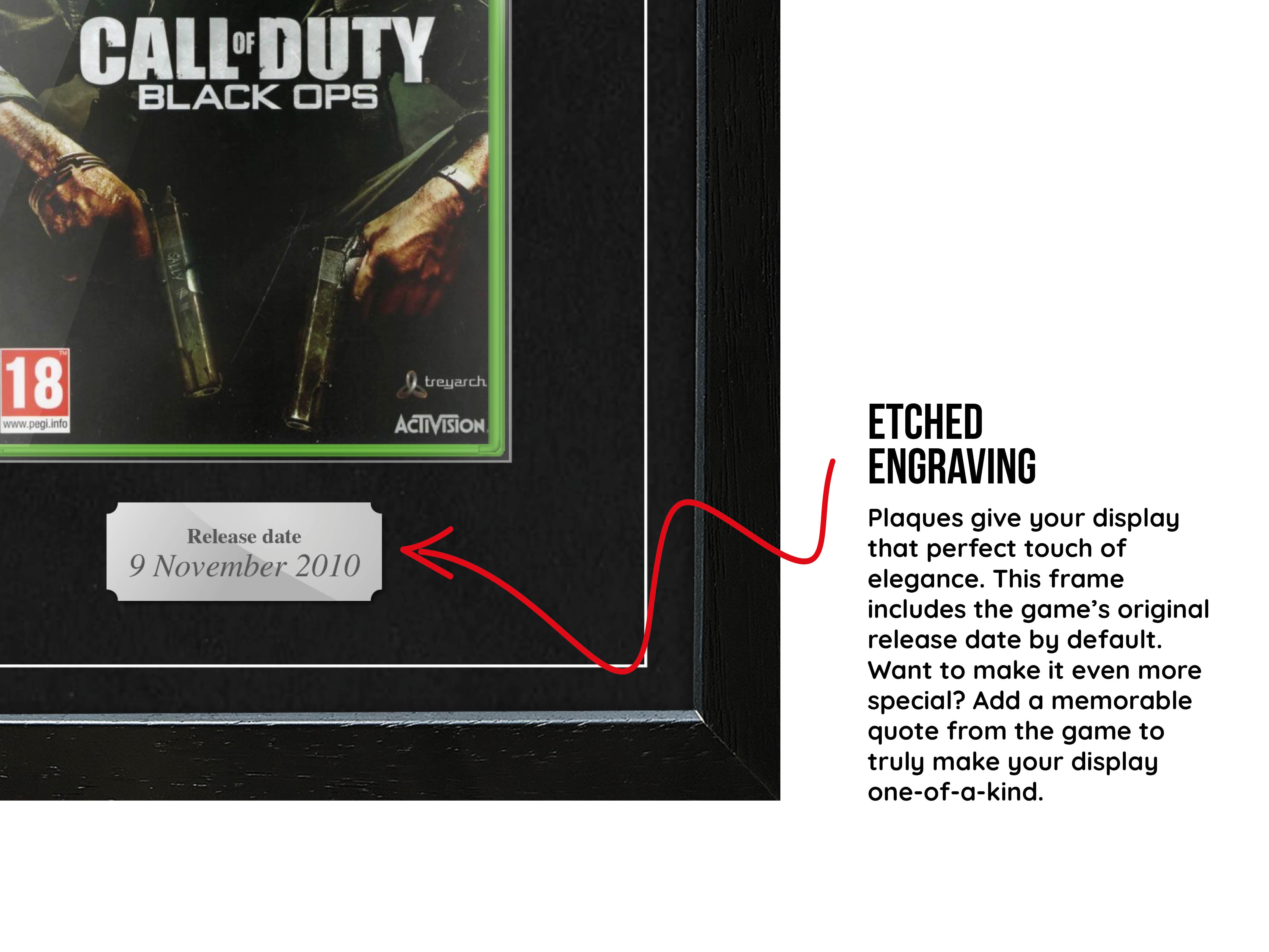 Call of Duty: Black Ops (Xbox 360) Exhibition Range Framed Game