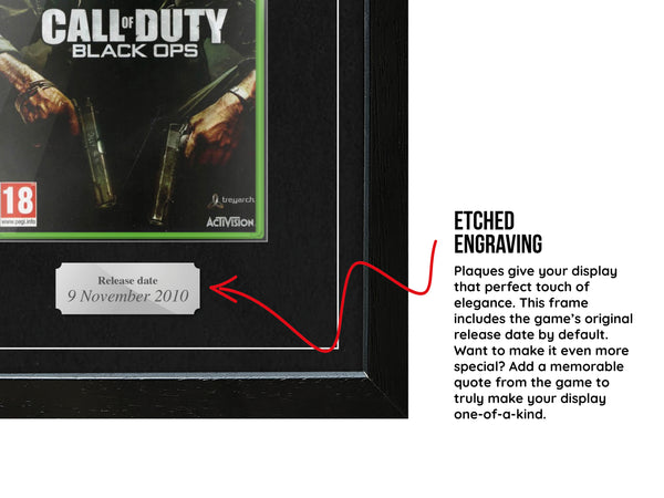 Call of Duty: Black Ops (Xbox 360) Exhibition Range Framed Game