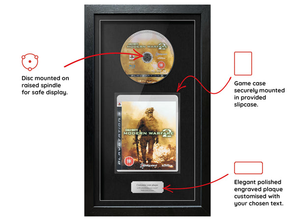 Call of Duty: Modern Warfare 2 (PS3) [SILVER PLAQUE] Exhibition Range Framed Game