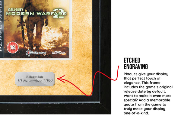 Call of Duty: Modern Warfare 2 (PS3) Inspired By Exhibition Range Framed Game