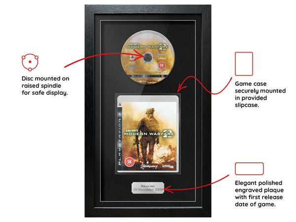 Call of Duty: Modern Warfare 2 (PS3) [SILVER PLAQUE] Exhibition Range Framed Game