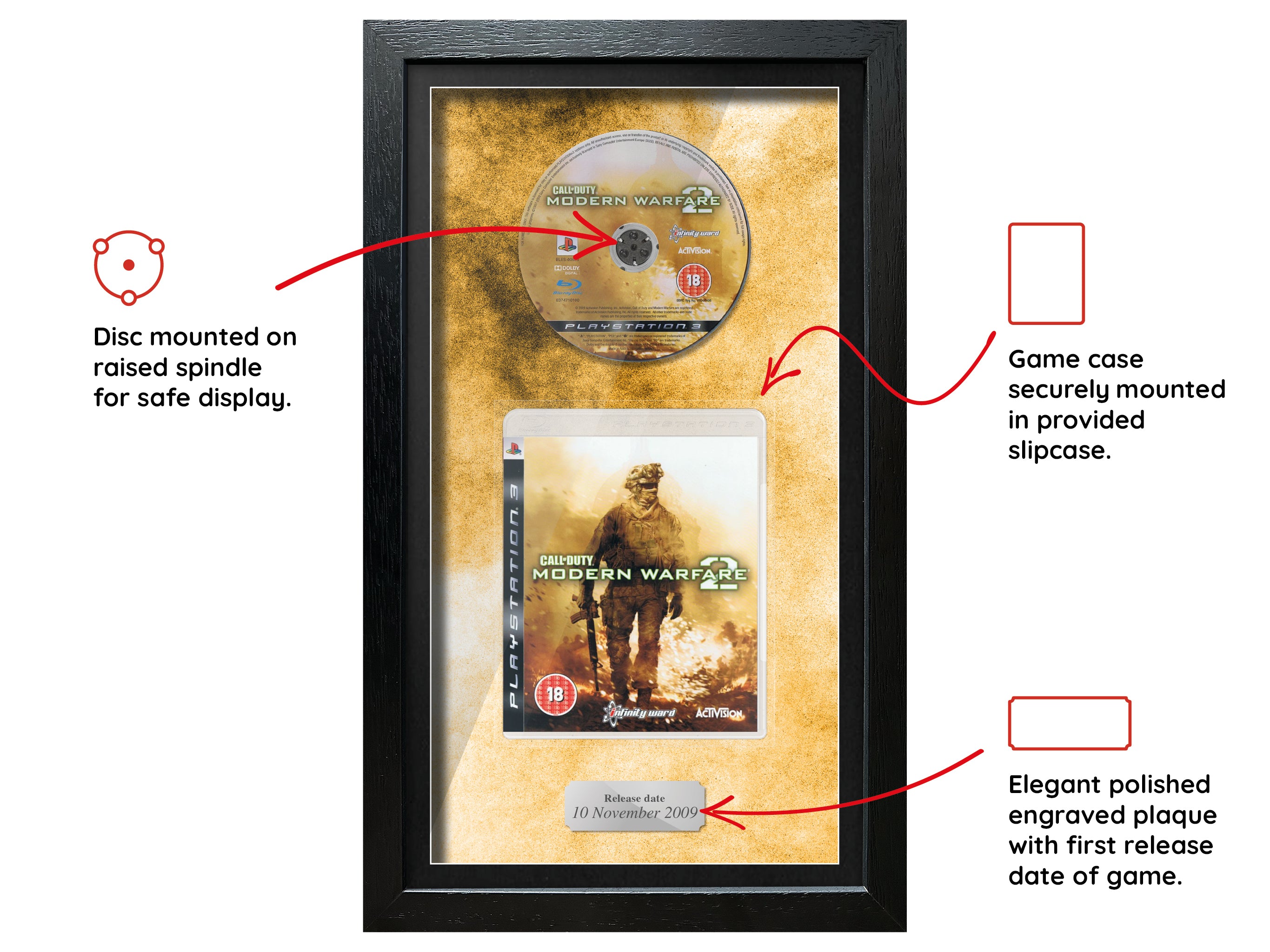 Call of Duty: Modern Warfare 2 (PS3) Inspired By Exhibition Range Framed Game