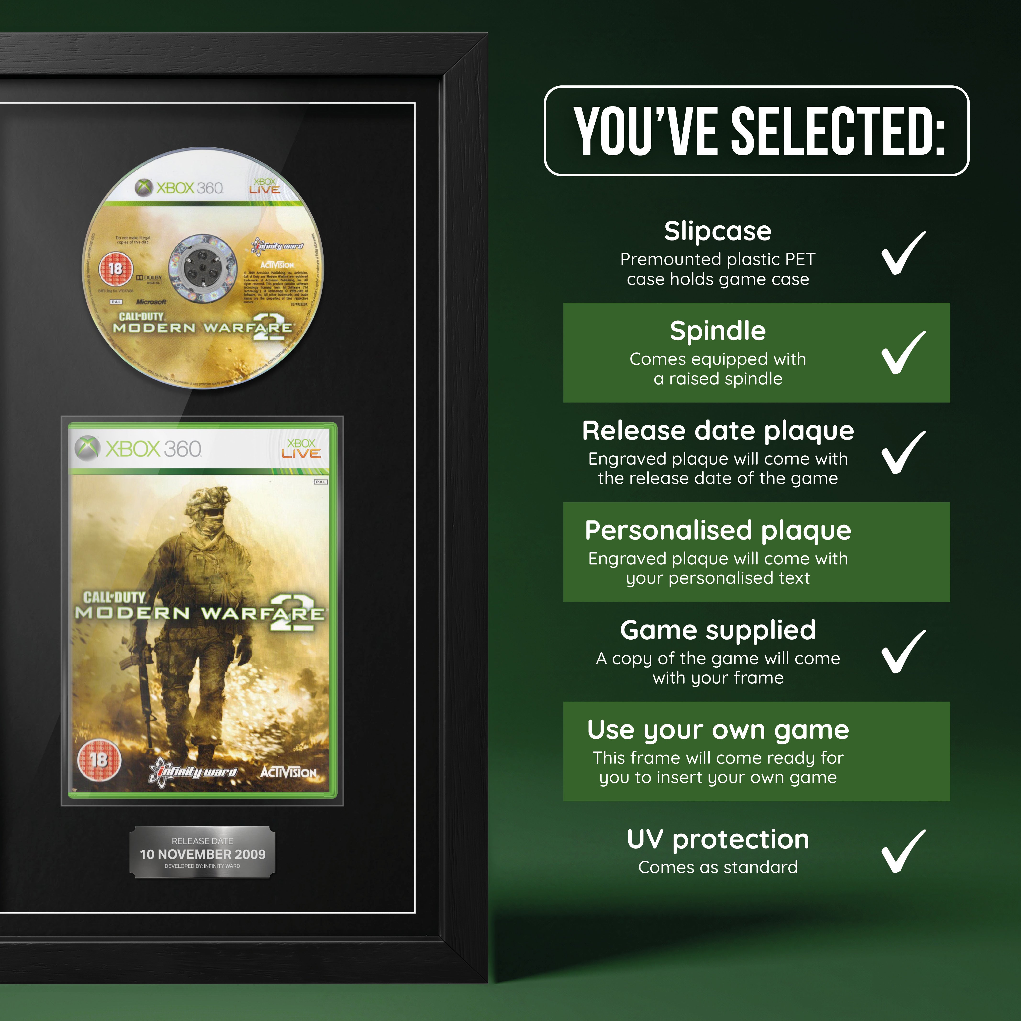 Call of Duty: Modern Warfare 2 (Xbox 360) Exhibition Range Framed Game