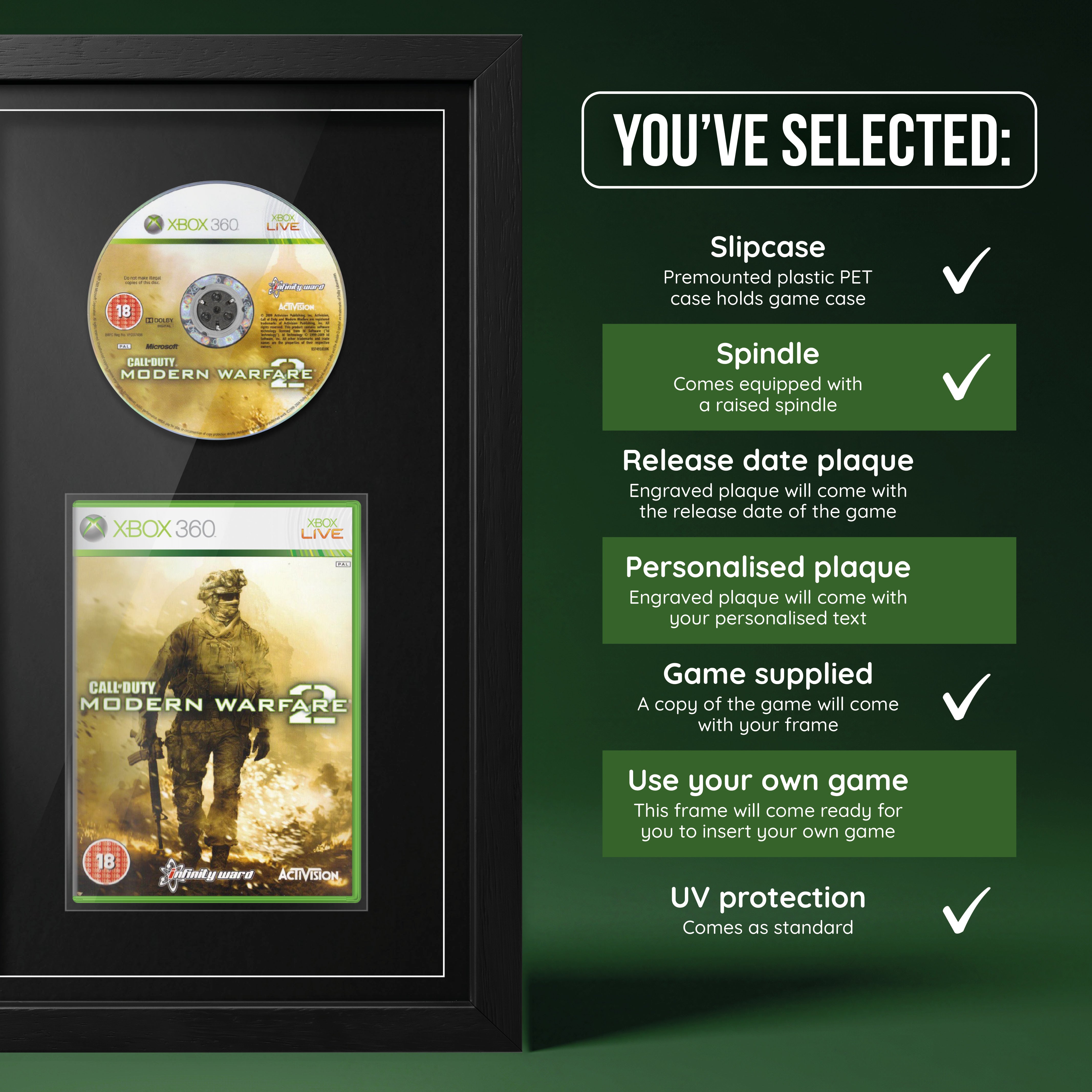 Call of Duty: Modern Warfare 2 (Xbox 360) Exhibition Range Framed Game
