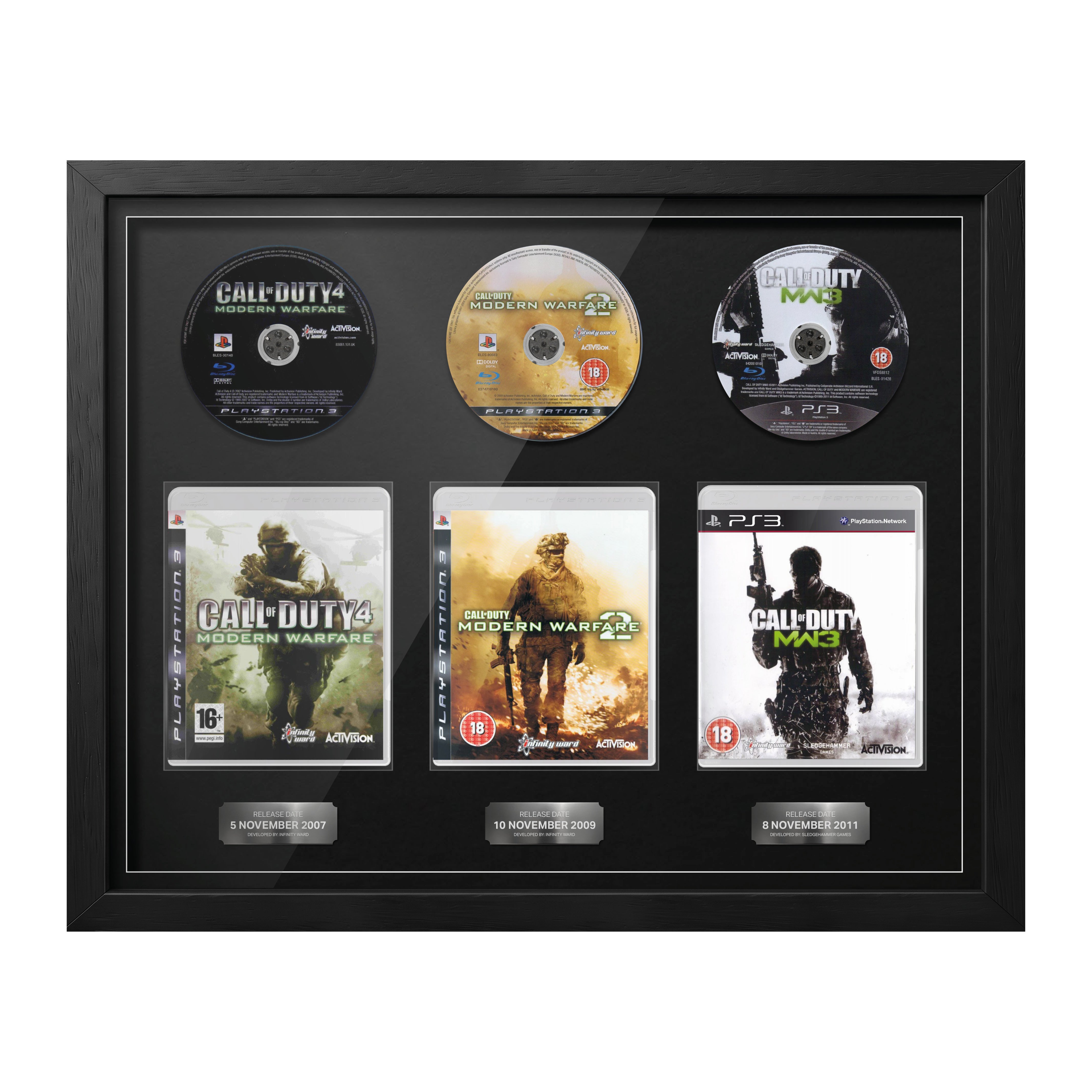 The Modern Warfare Trilogy (PS3) Trio Framed Games