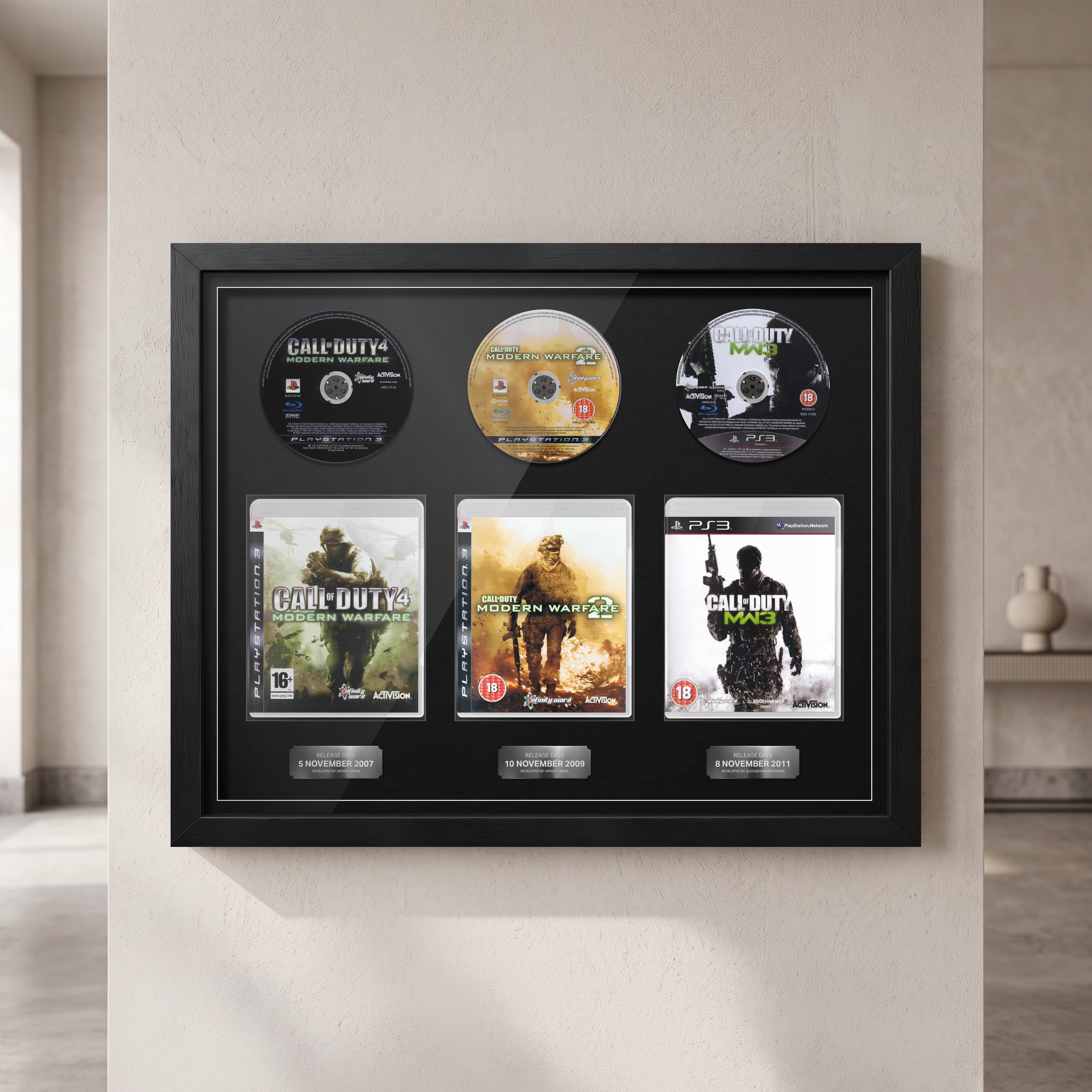 The Modern Warfare Trilogy (PS3) Trio Framed Games