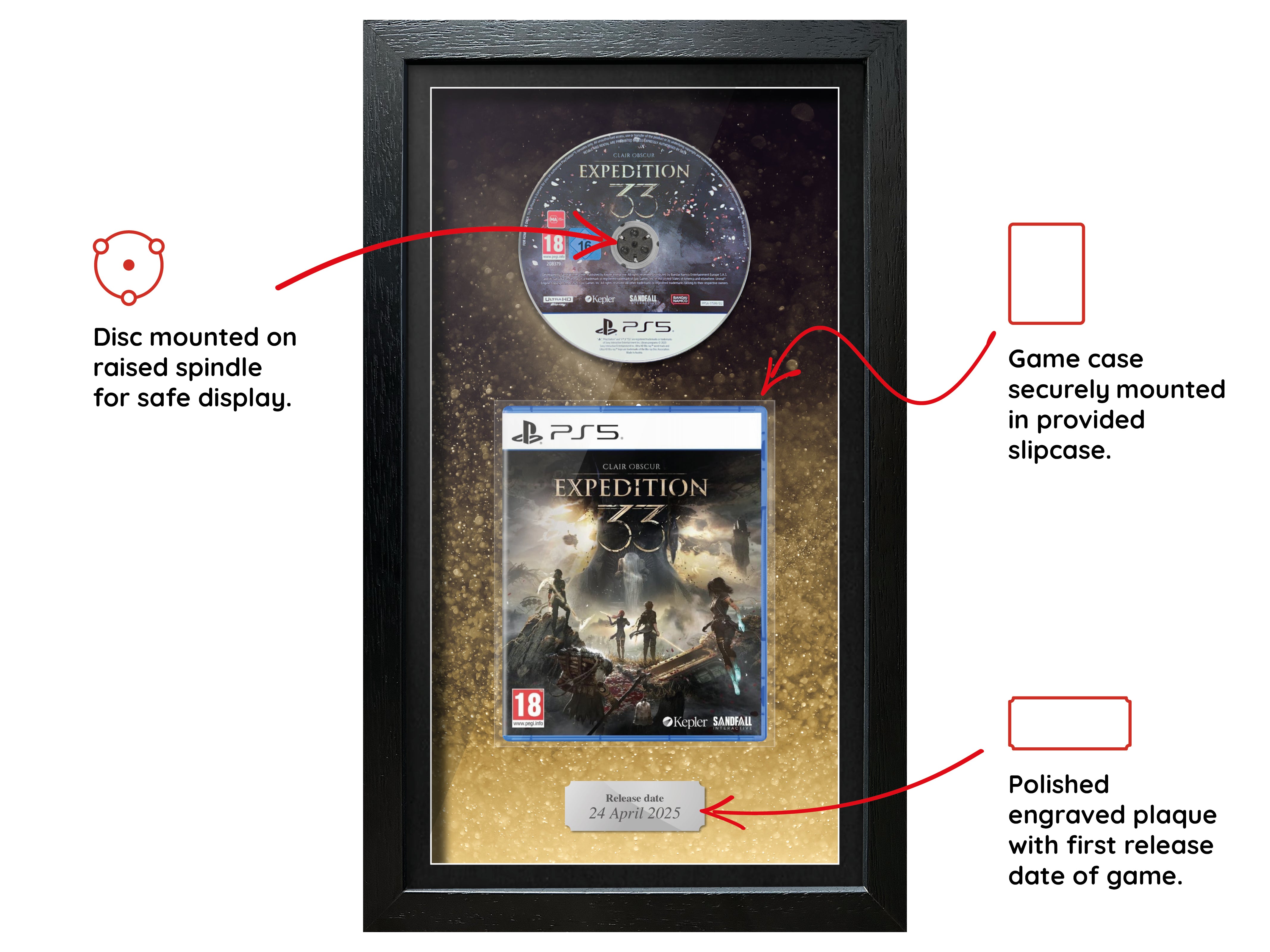 Clair Obscur: Expedition 33 (PS5) Inspired By Exhibition Range Framed Game