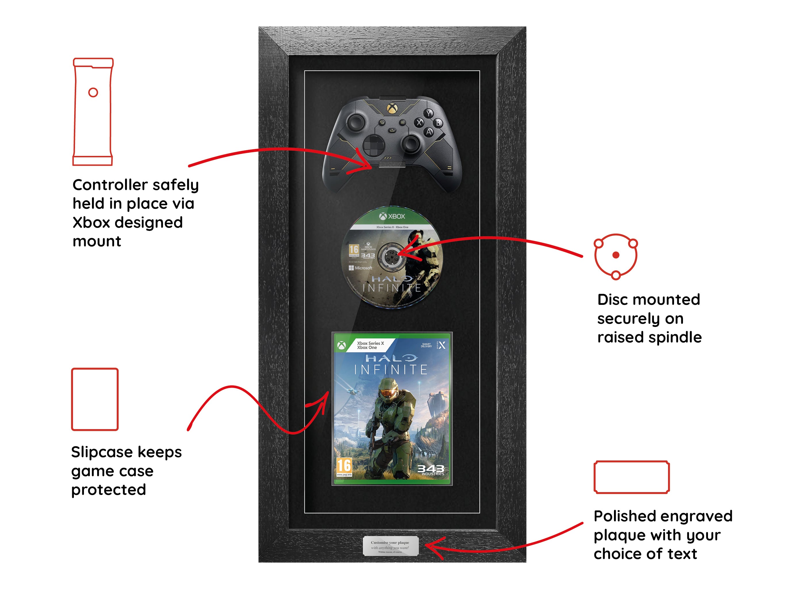 Xbox Series Controller, Disc & Game Frame
