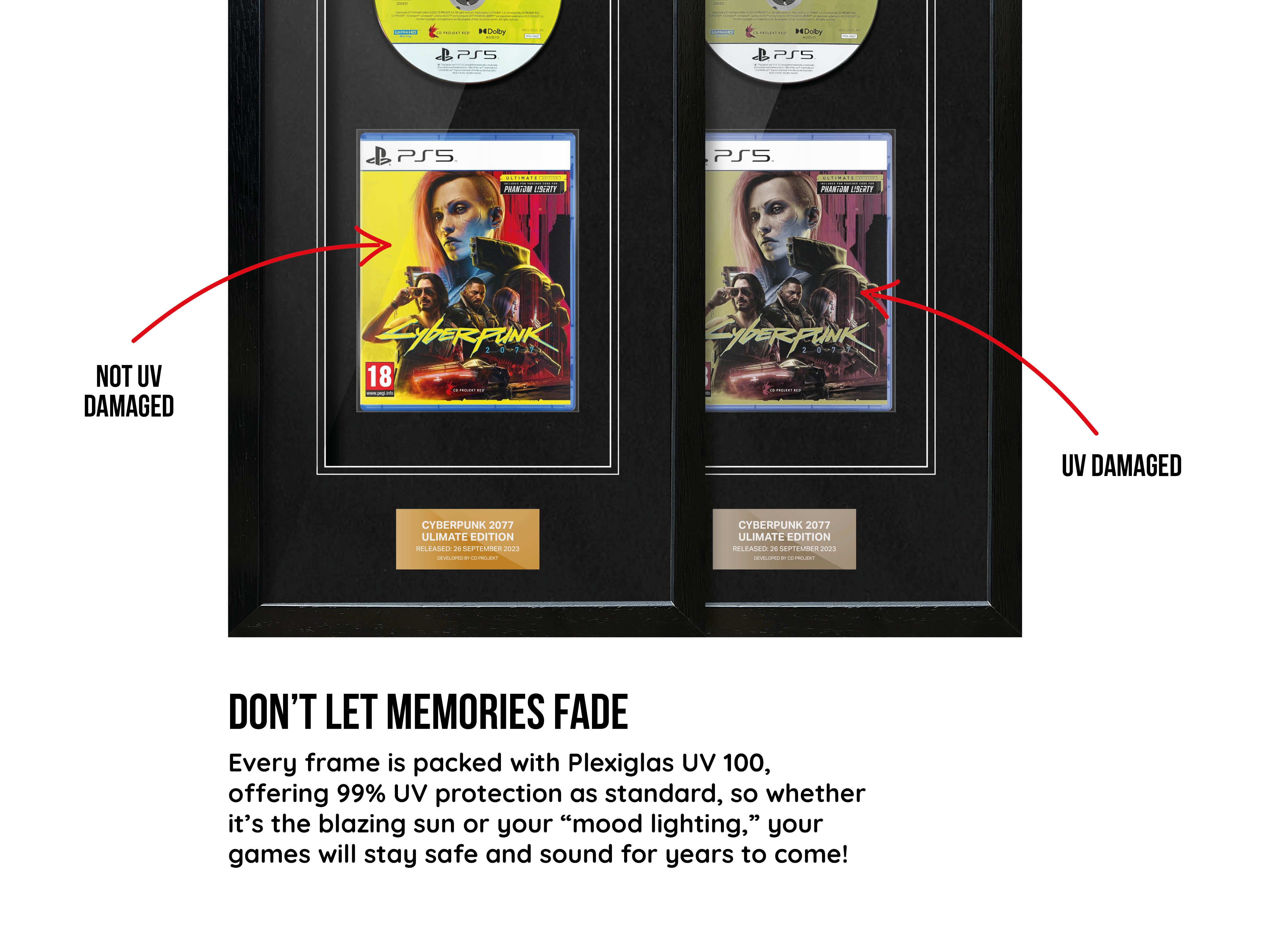 Cyberpunk 2077: Ultimate Edition (PS5) Elite Range Frame - Frame-A-Game