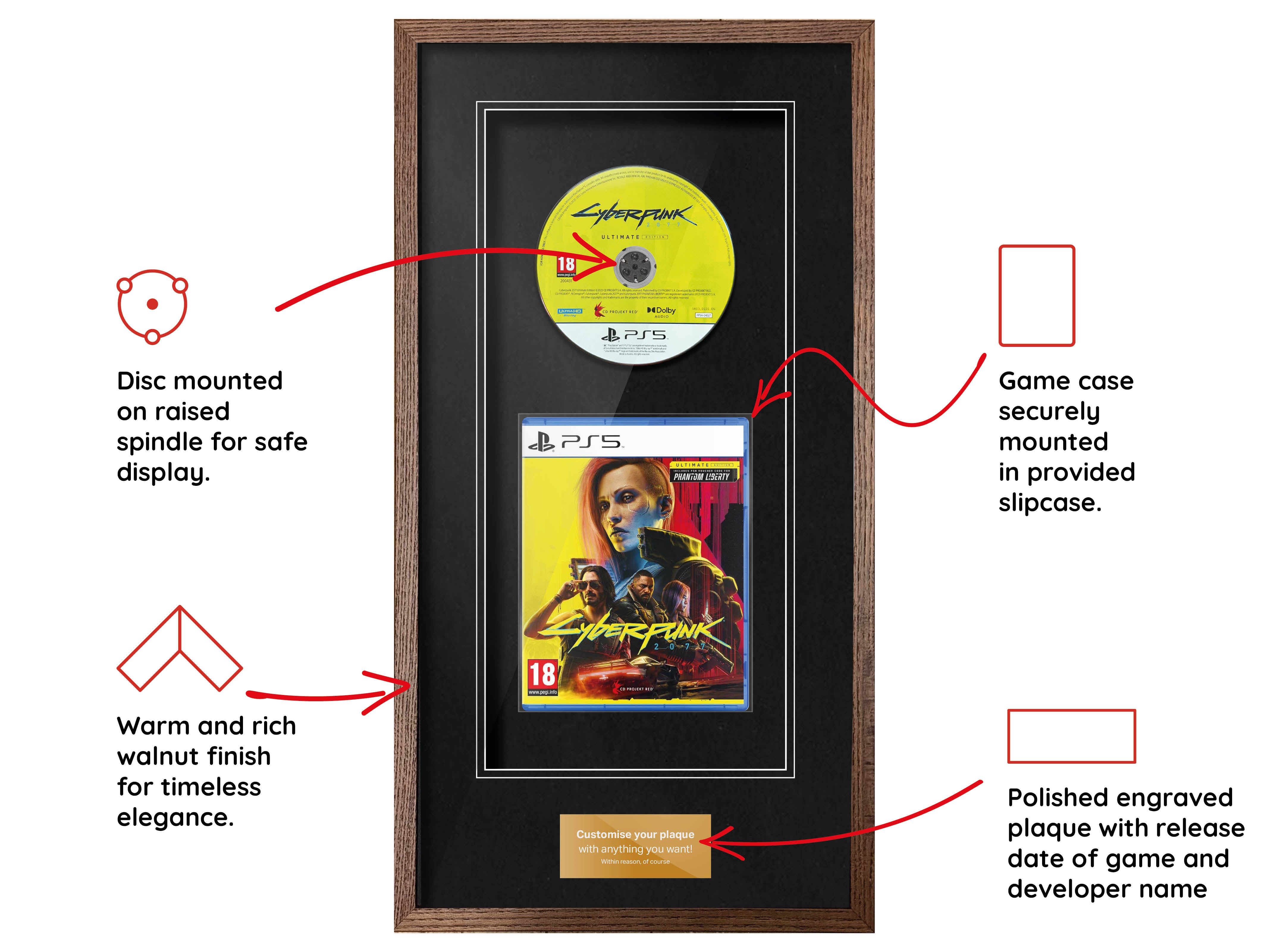Cyberpunk 2077: Ultimate Edition (PS5) Elite Range Frame - Frame-A-Game