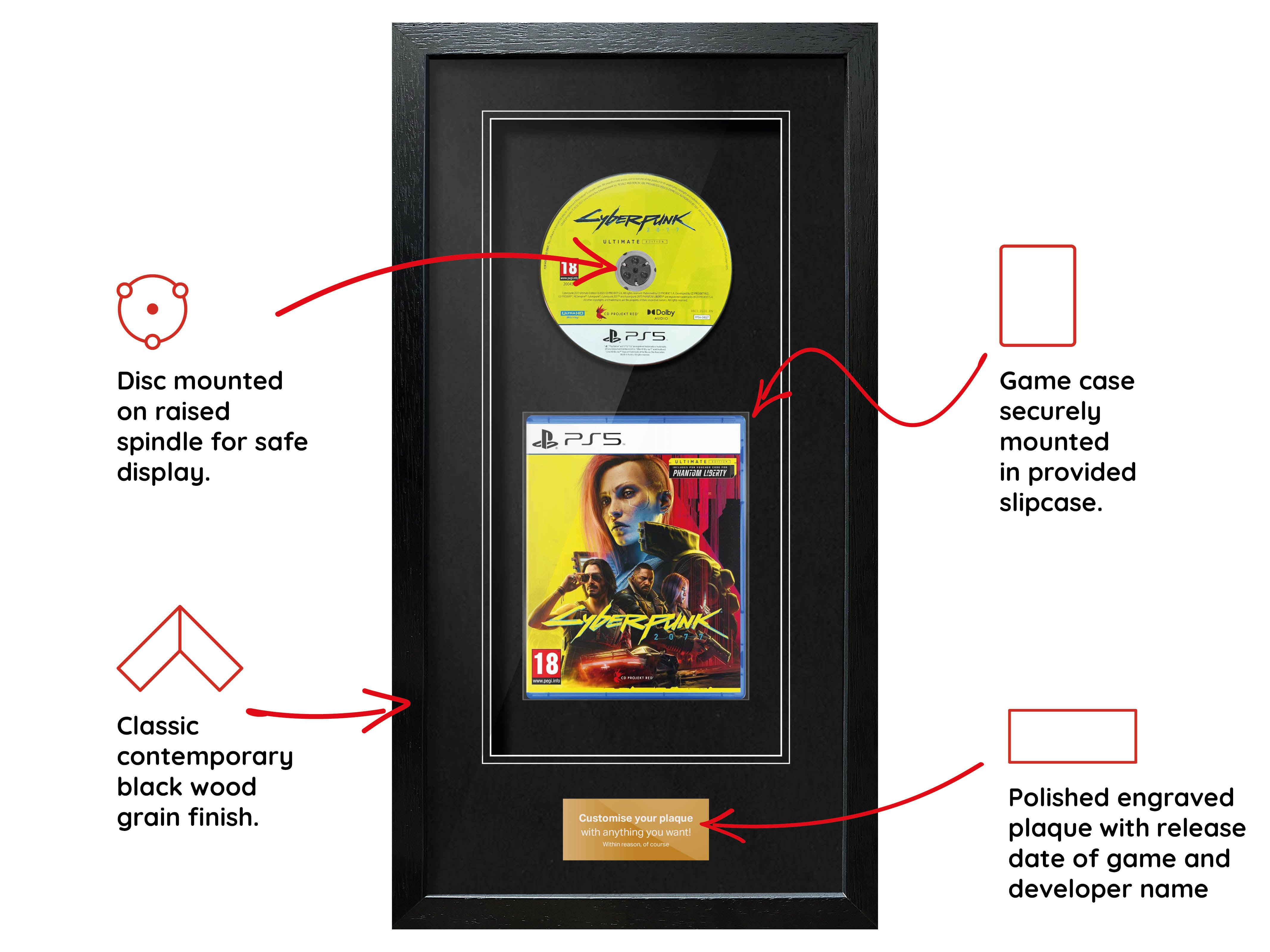 Cyberpunk 2077: Ultimate Edition (PS5) Elite Range Frame - Frame-A-Game