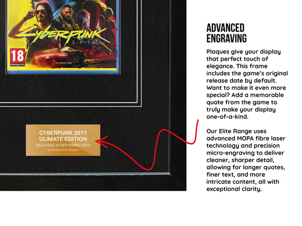 Cyberpunk 2077: Ultimate Edition (PS5) Elite Range Frame - Frame-A-Game