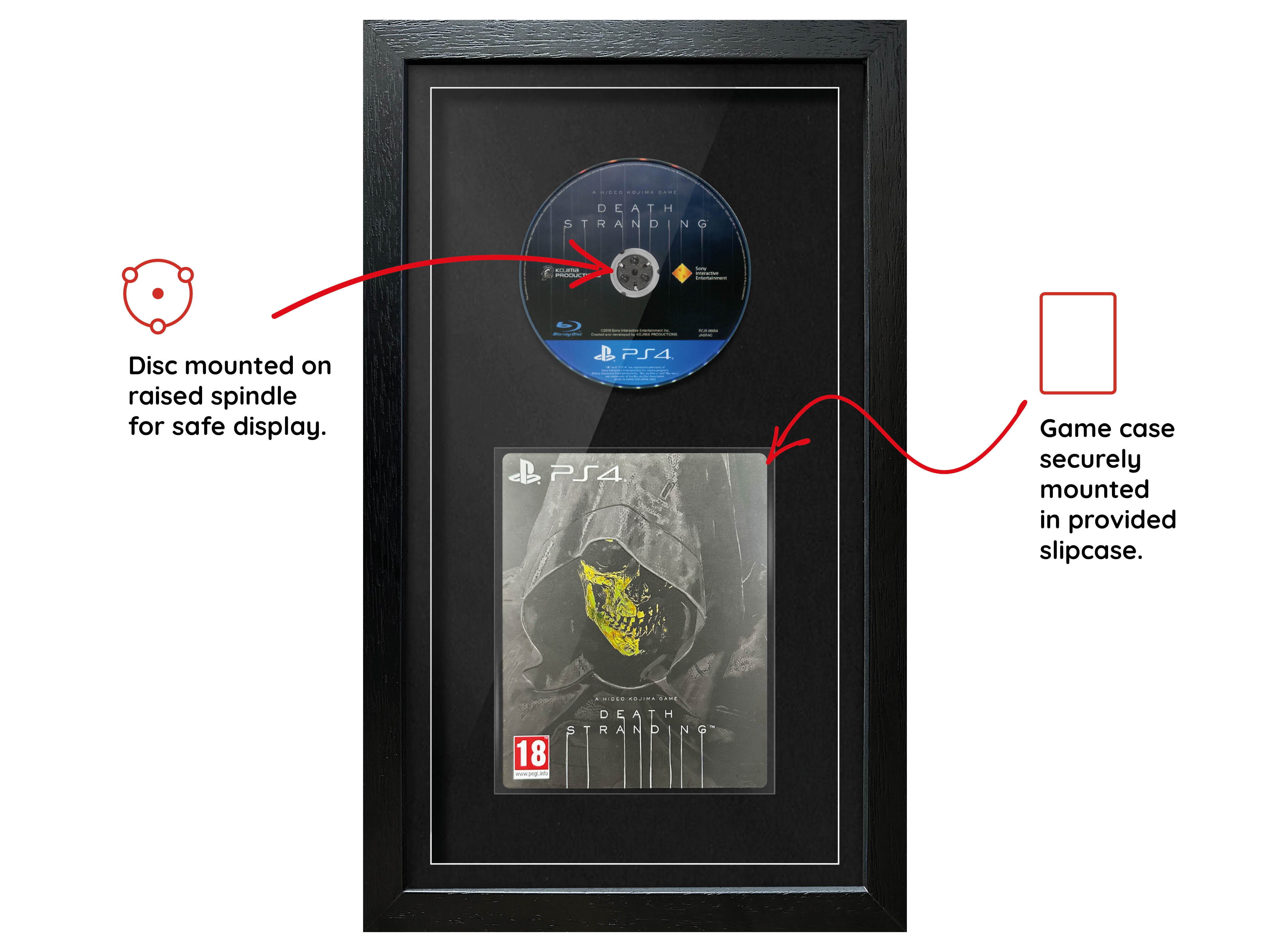 Death Stranding - Limited Sleeve Edition (PS4) Exhibition Range Framed Game