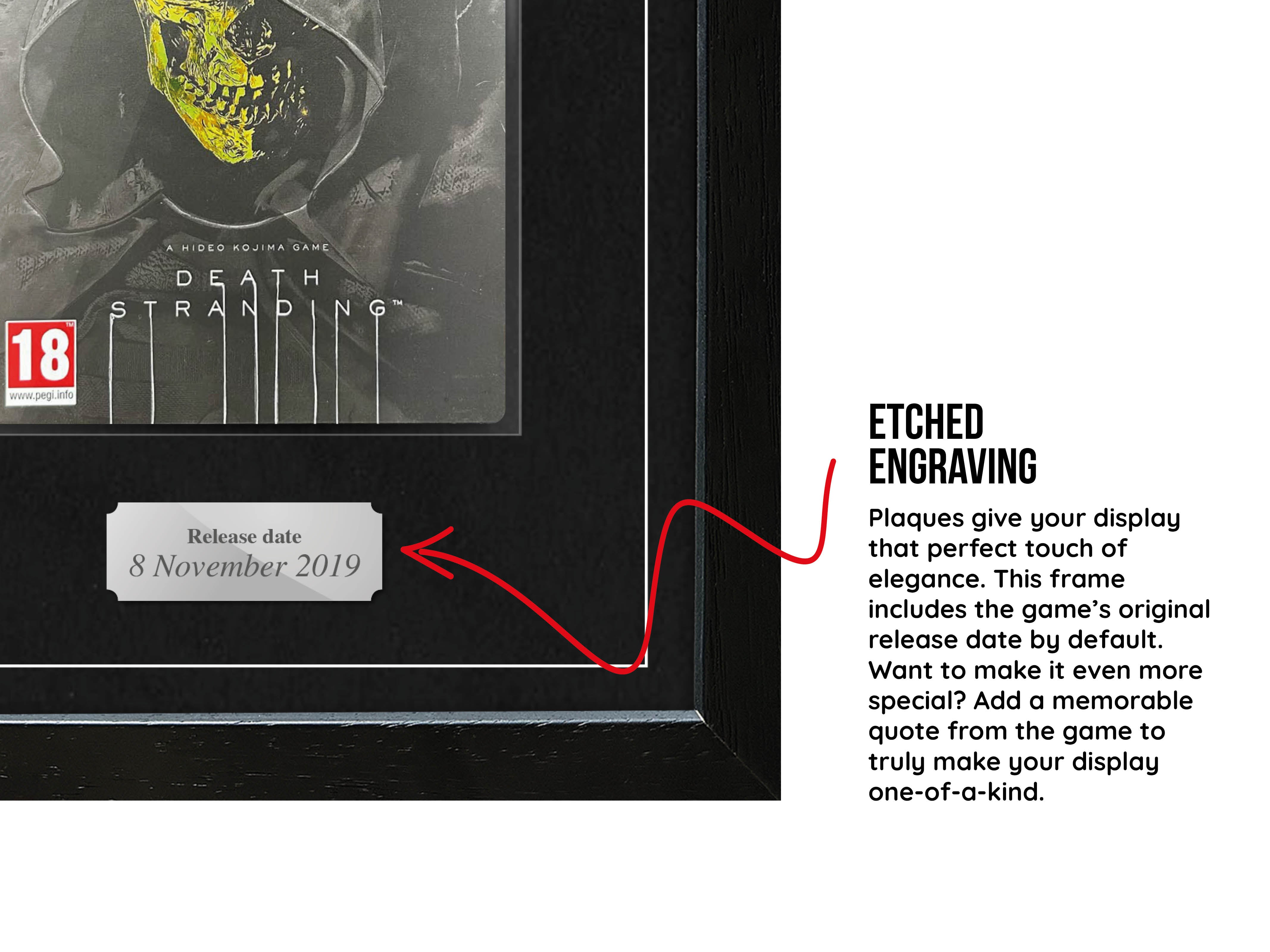 Death Stranding - Limited Sleeve Edition (PS4) Exhibition Range Framed Game
