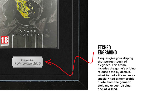 Death Stranding - Limited Sleeve Edition (PS4) Exhibition Range Framed Game