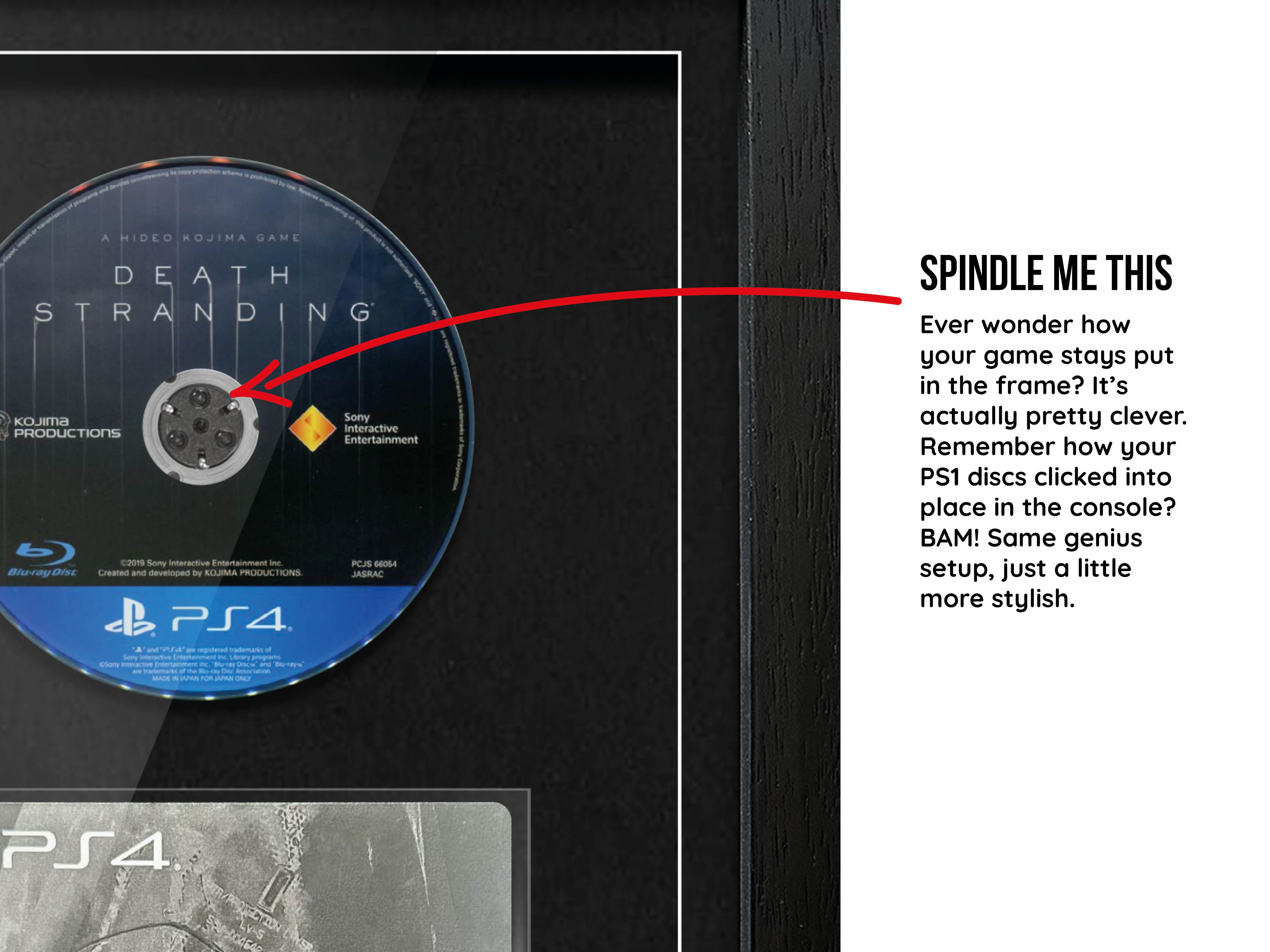 Death Stranding - Limited Sleeve Edition (PS4) Exhibition Range Framed Game