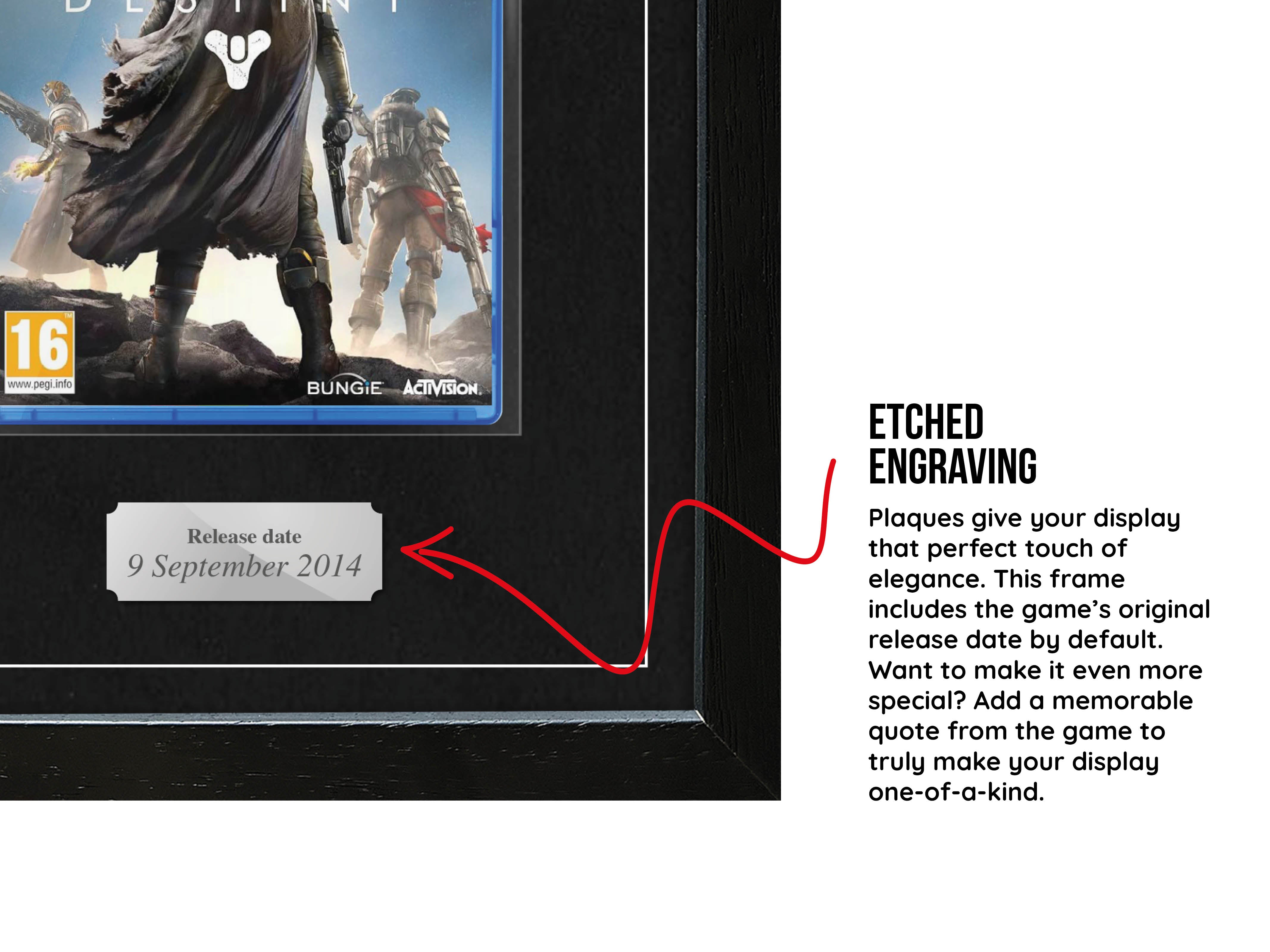 Destiny (PS4) Exhibition Range Framed Game