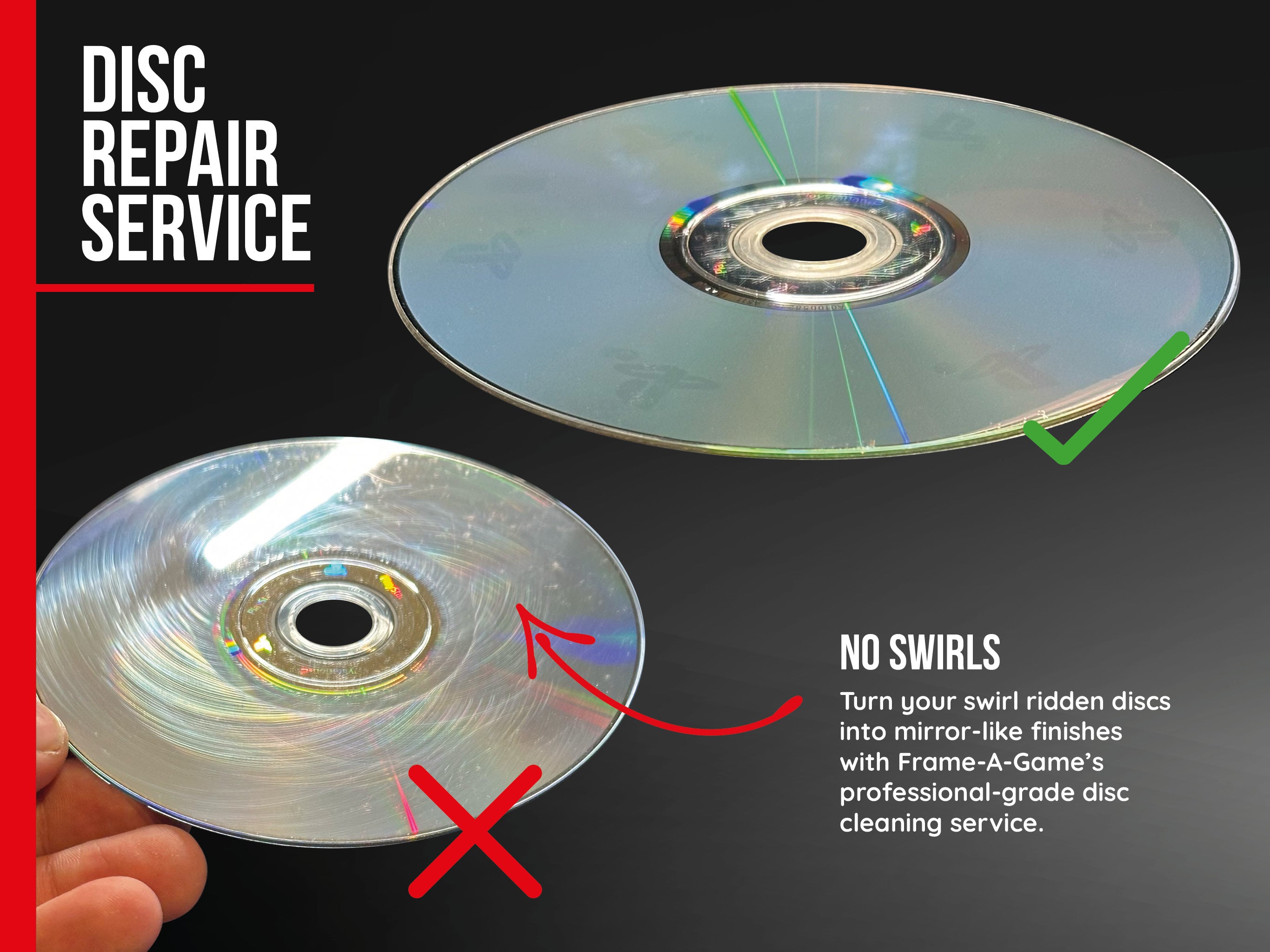 Computer Disc Replacement Disc Repair Service (UK only)