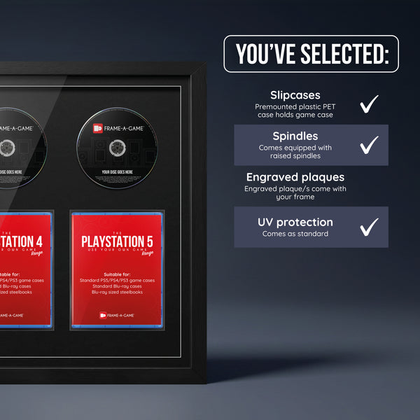 Use Your Own PlayStation Games Duo Display Frame