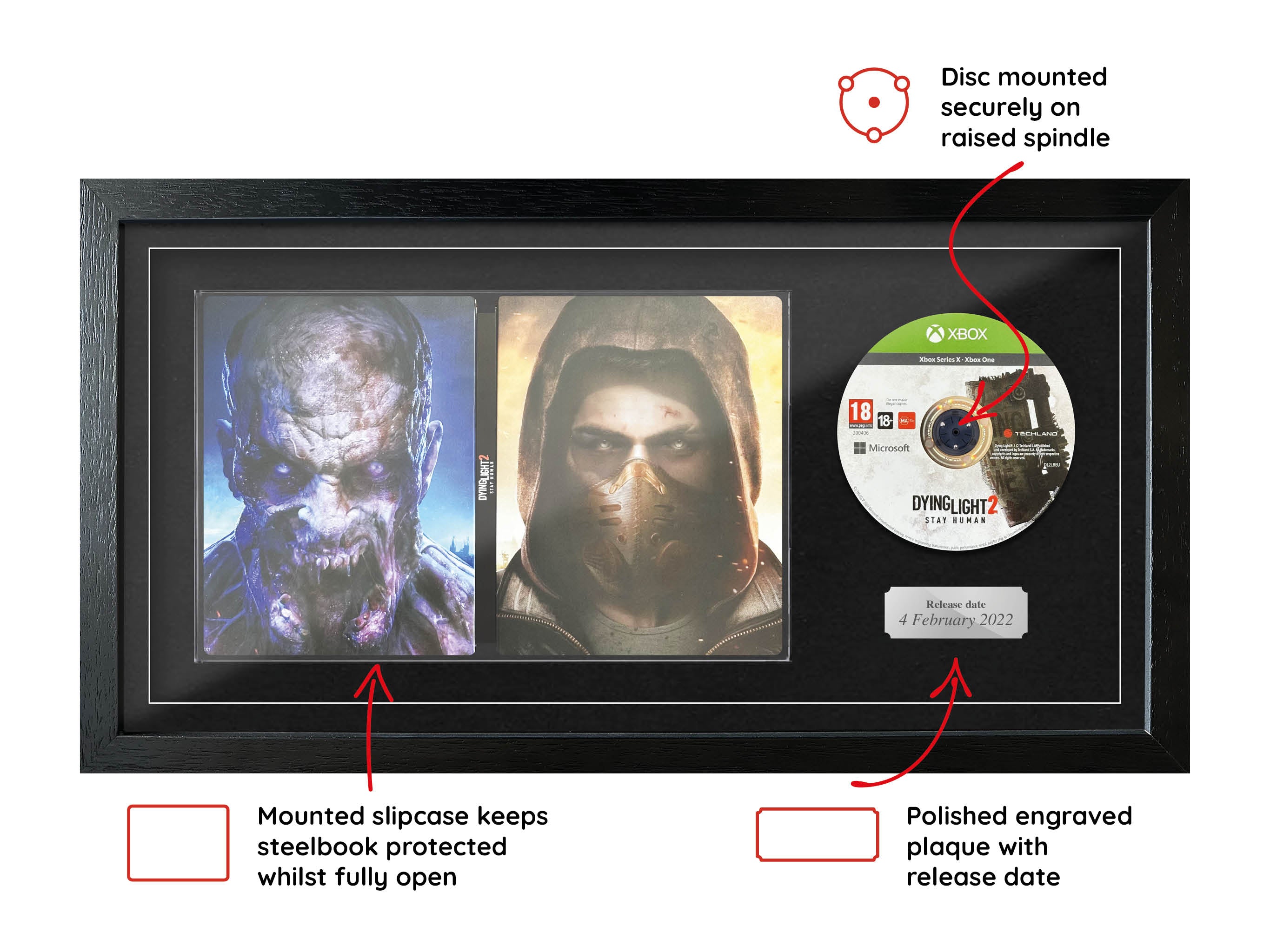 Dying Light 2 (Xbox Series) Steelbook Art Range Framed Game