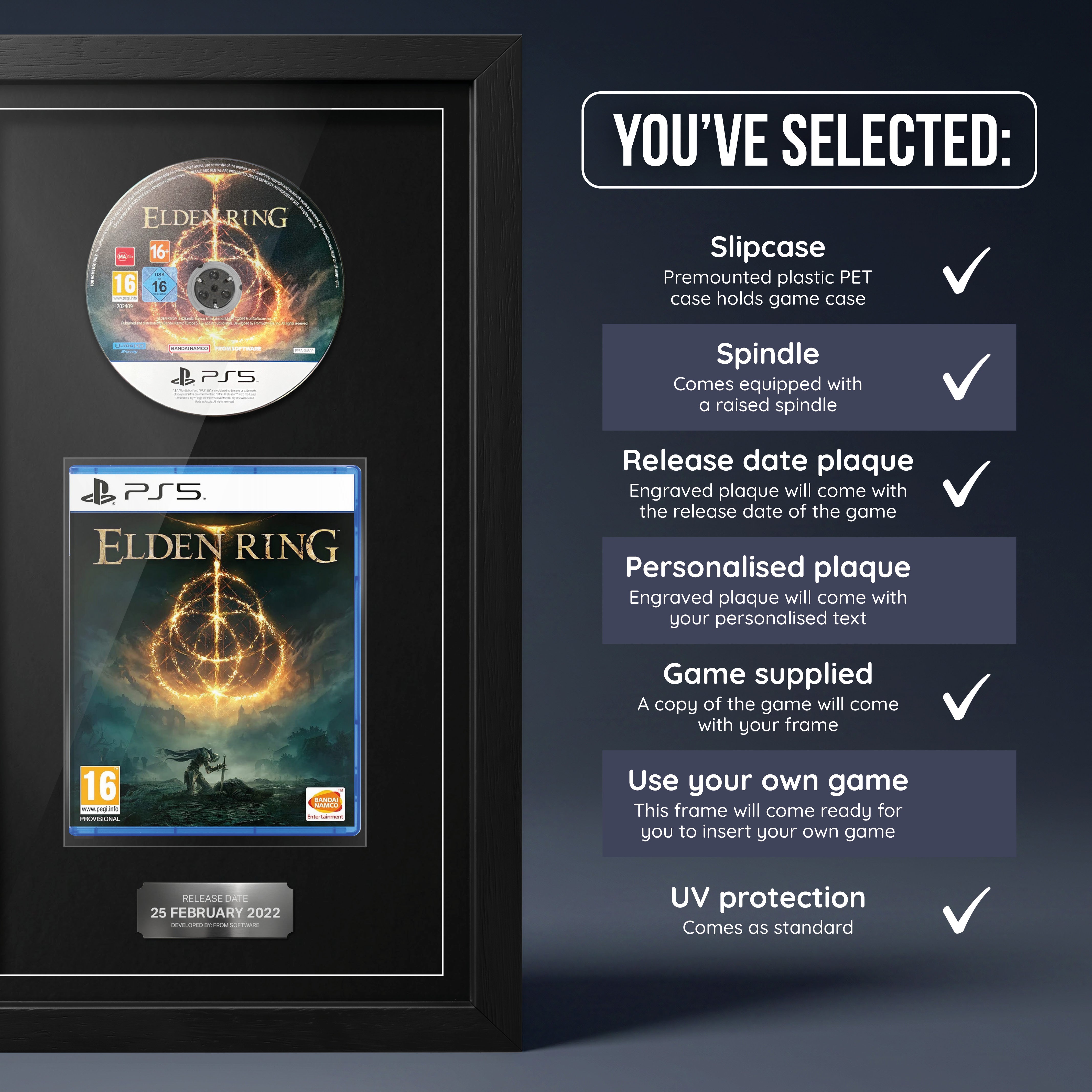 Elden Ring (PS5) Exhibition Range Framed Game