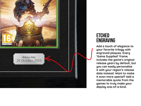 The Fable Trilogy (Xbox/Xbox 360) Exhibition Range Framed Games