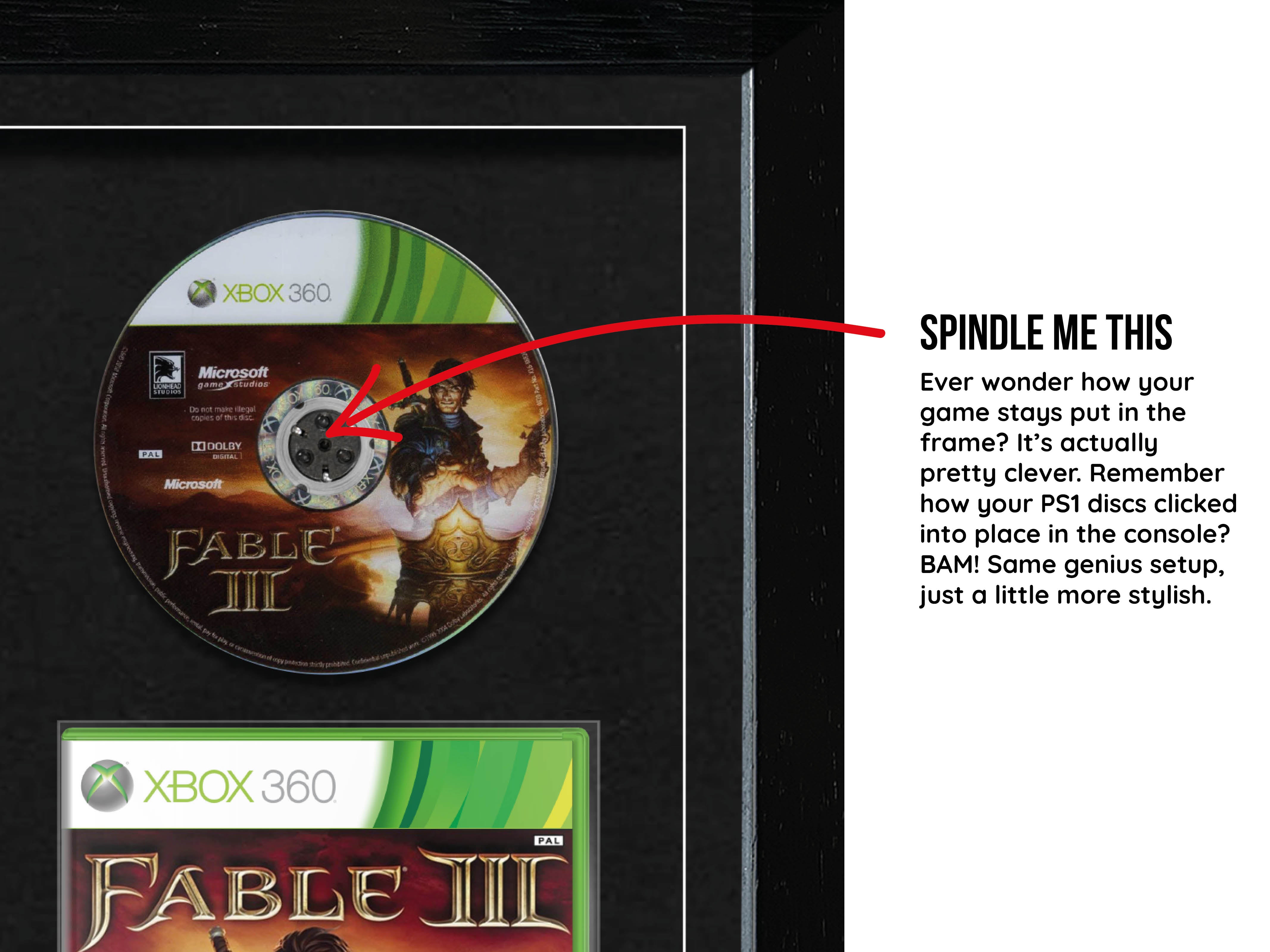 The Fable Trilogy (Xbox/Xbox 360) Exhibition Range Framed Games