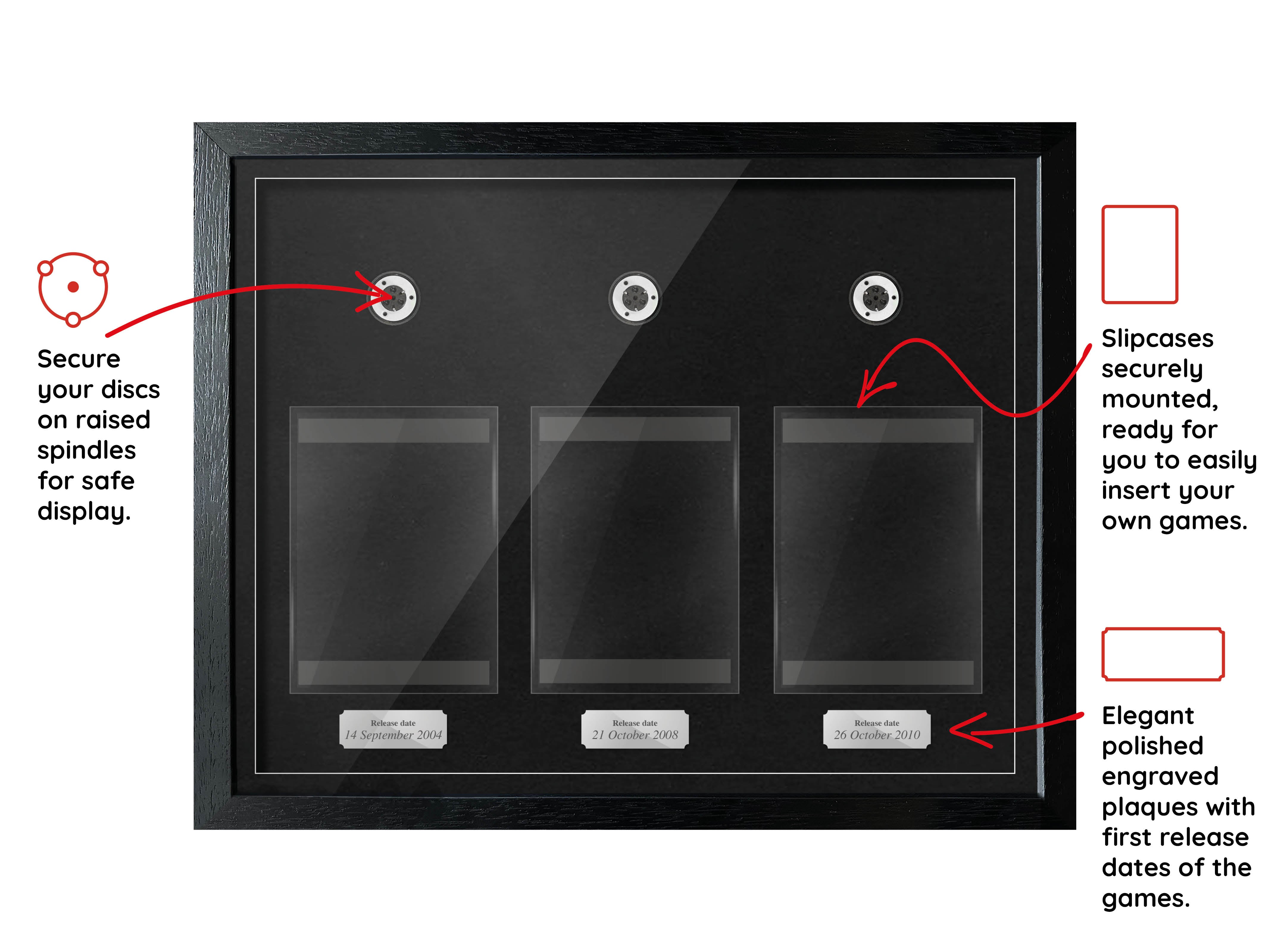 The Fable Trilogy (Xbox/Xbox 360) Exhibition Range Framed Games
